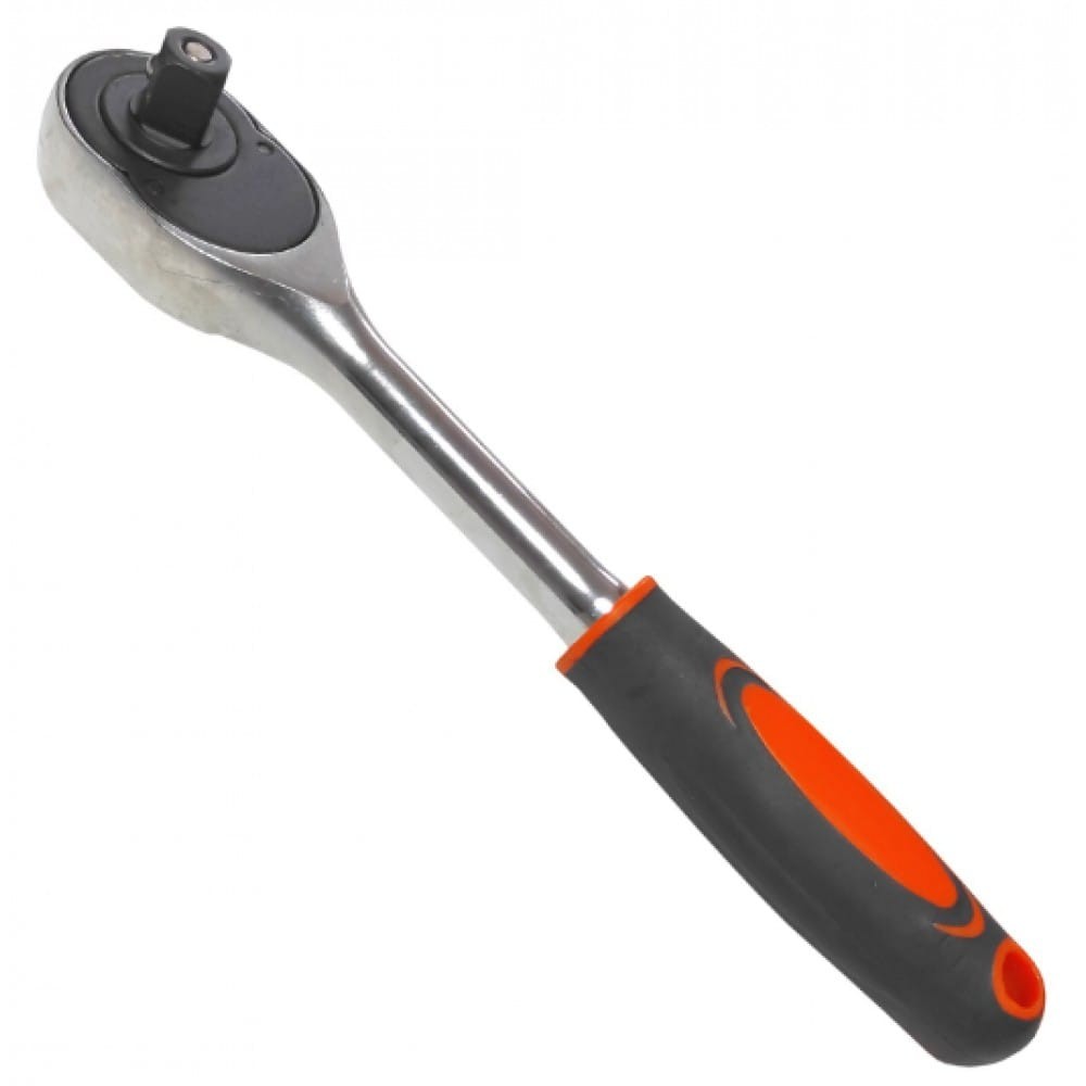 Cheie clichet medie 3/8, otel crom-vanadiu, Maner bi-material, ergonomic — imaginea 2