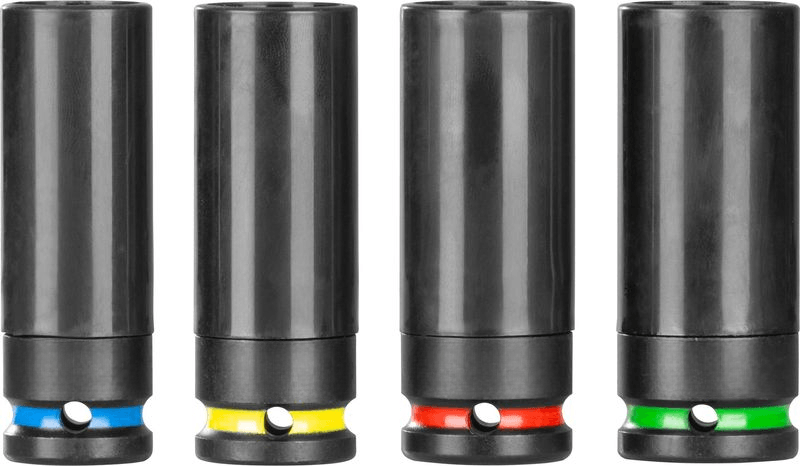 Set 4 chei tubulare, otel CrV, 17/19/21/22 mm, codificate pe culori, rezistente pentru atelier si auto — imaginea 3