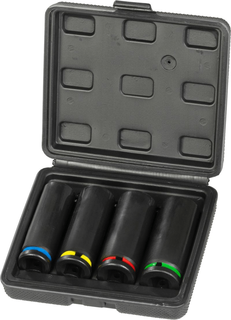 Set 4 chei tubulare, otel CrV, 17/19/21/22 mm, codificate pe culori, rezistente pentru atelier si auto — imaginea 5