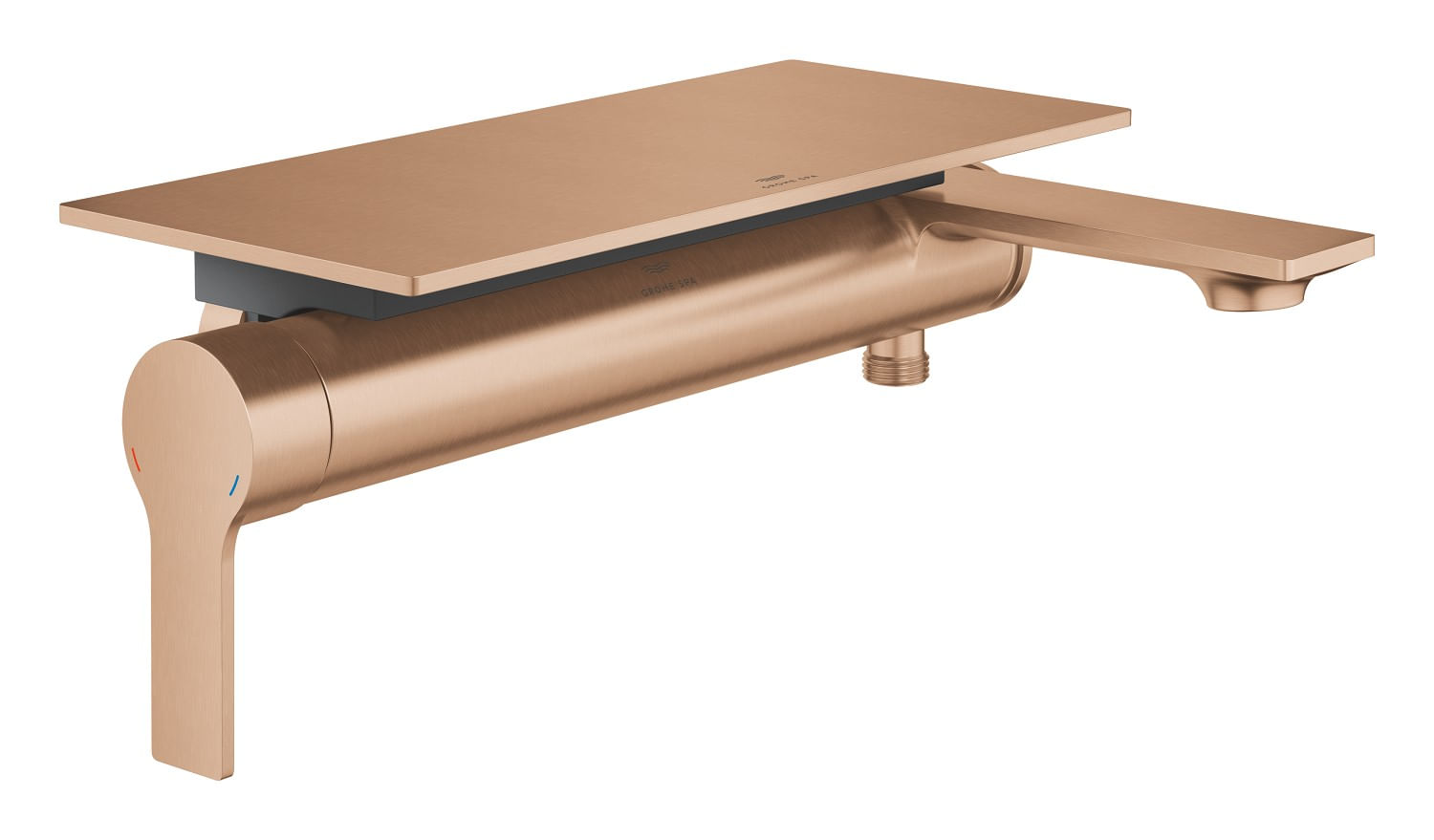 Baterie cada Grohe 32826DL1, Allure, aparenta, diverter, mat, cupru — imaginea 4