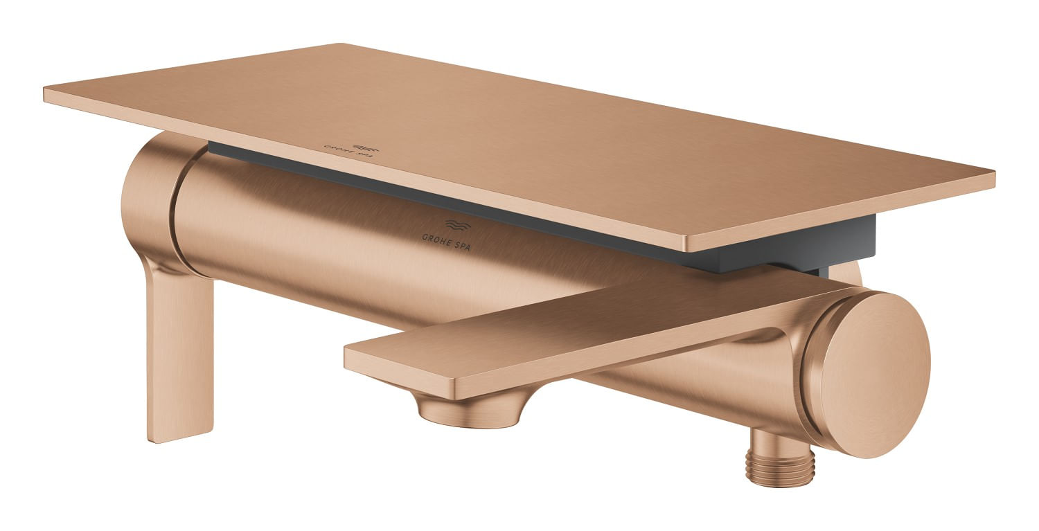 Baterie cada Grohe 32826DL1, Allure, aparenta, diverter, mat, cupru — imaginea 7