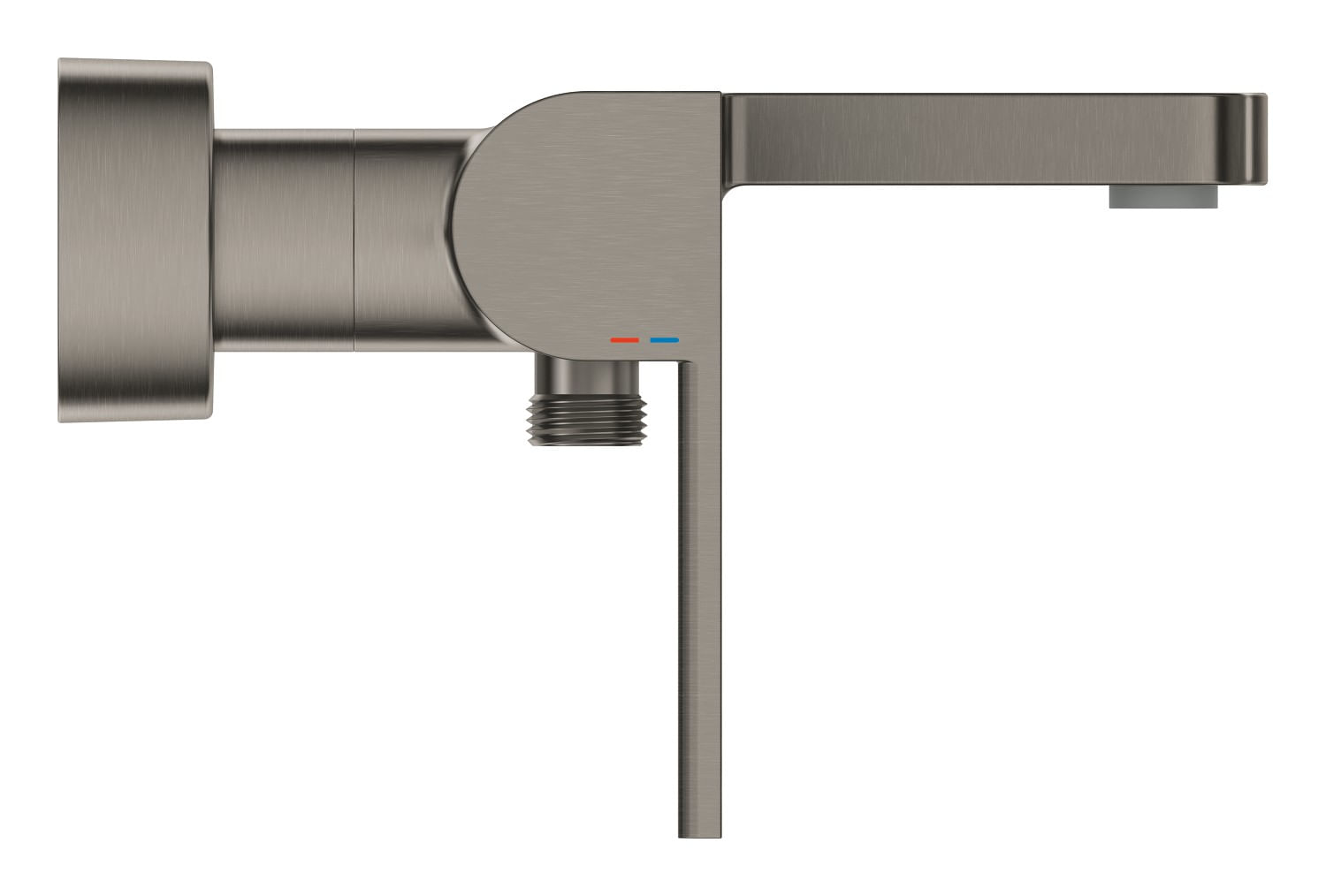 Baterie cada Grohe 33553AL3, Plus, 1/2'', cartus ceramic, diverter, mat, grafit — imaginea 2
