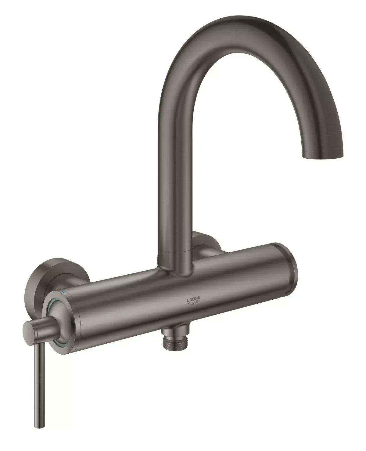Baterie cada Grohe Atrio 32652AL3, 1/2'', aparenta, diverter, mat, grafit — imaginea 2