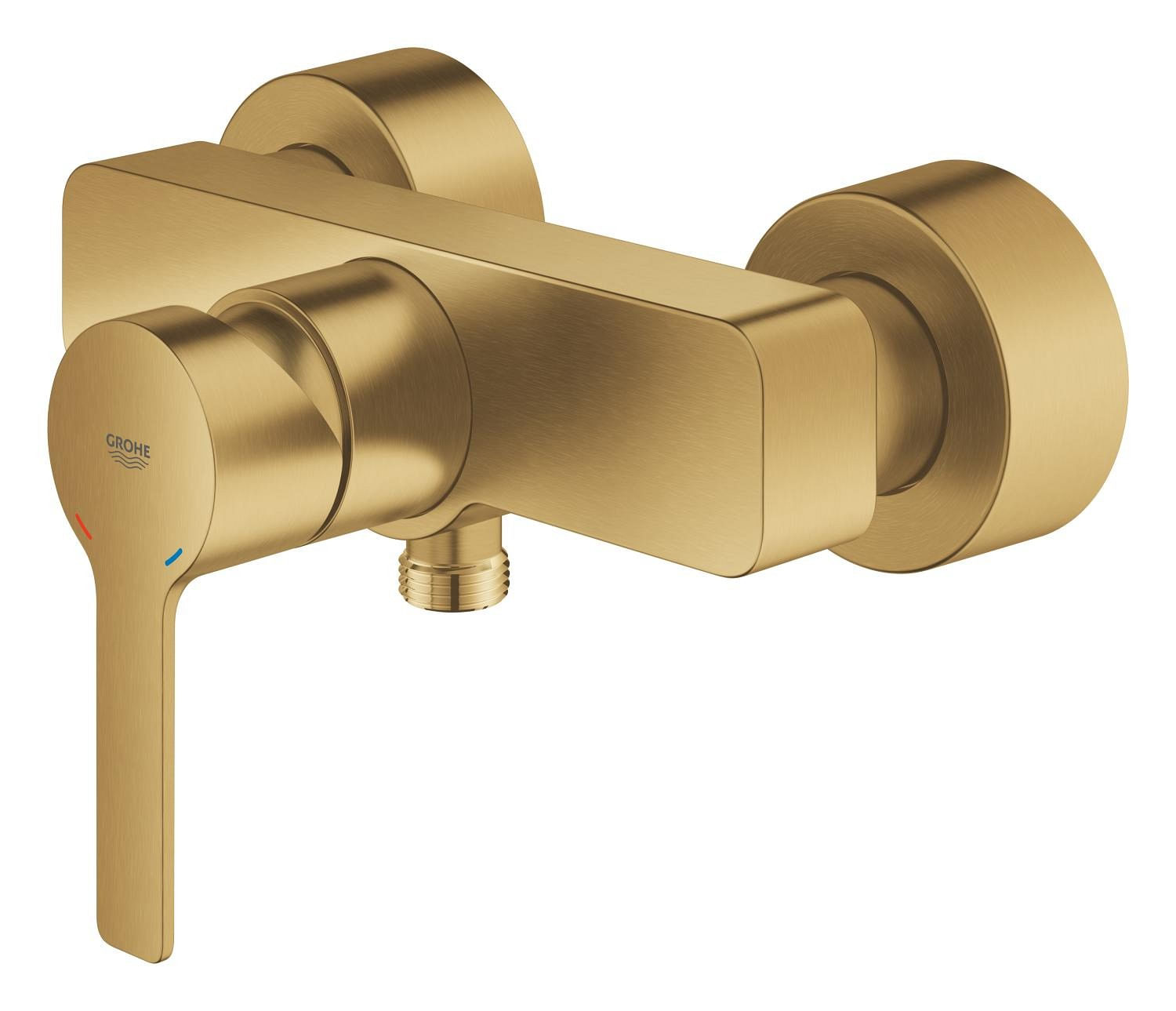 Baterie de dus Grohe 33865GN1, Lineare, aparenta, mat, auriu — imaginea 7