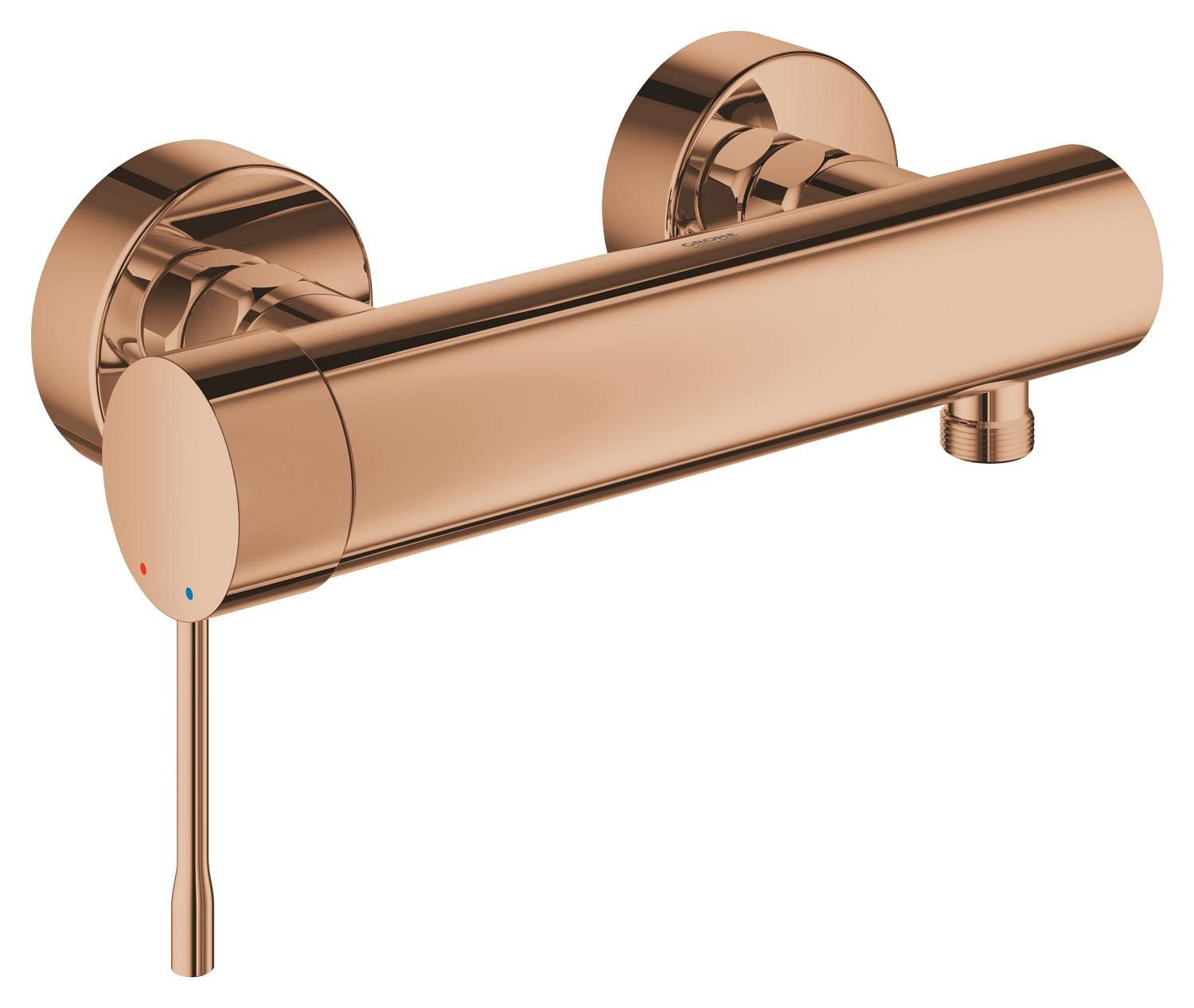 Baterie dus Grohe 25252DA1, Essence, 1/2'', aparenta, lucios, cupru — imaginea 3