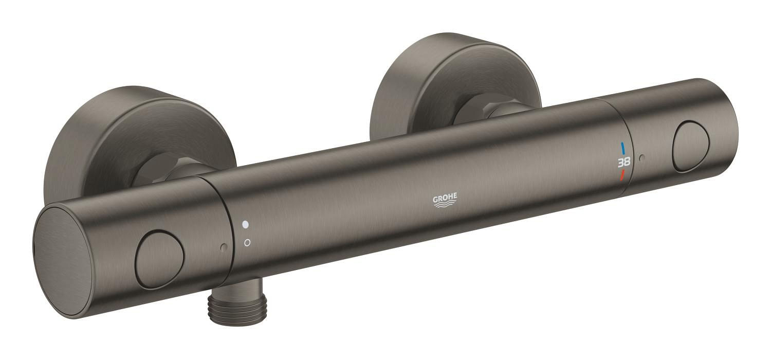 Baterie dus Grohe 34765AL0, Grohtherm 800, aparenta, termostat, mat, grafit — imaginea 2