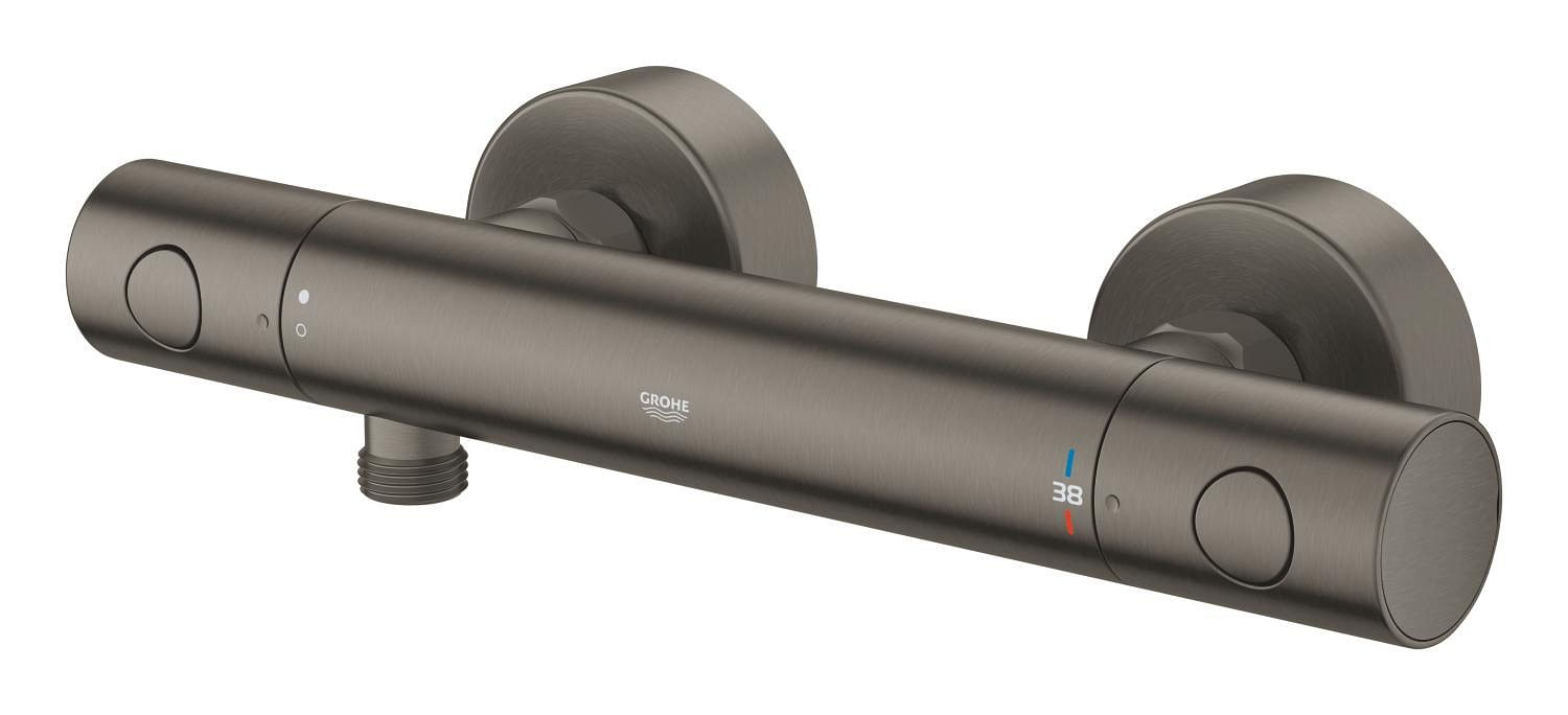 Baterie dus Grohe 34765AL0, Grohtherm 800, aparenta, termostat, mat, grafit — imaginea 5
