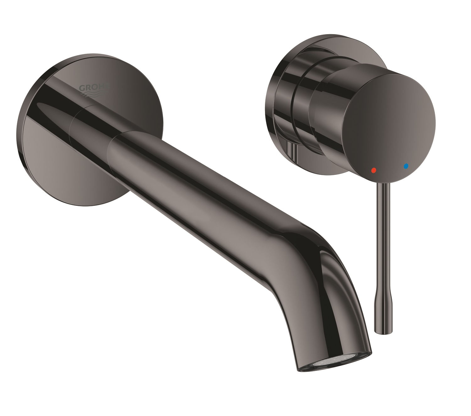 Baterie lavoar Grohe 19967A01, Essence, pe perete, 230 mm, necesita valva, lucios, grafit — imaginea 2