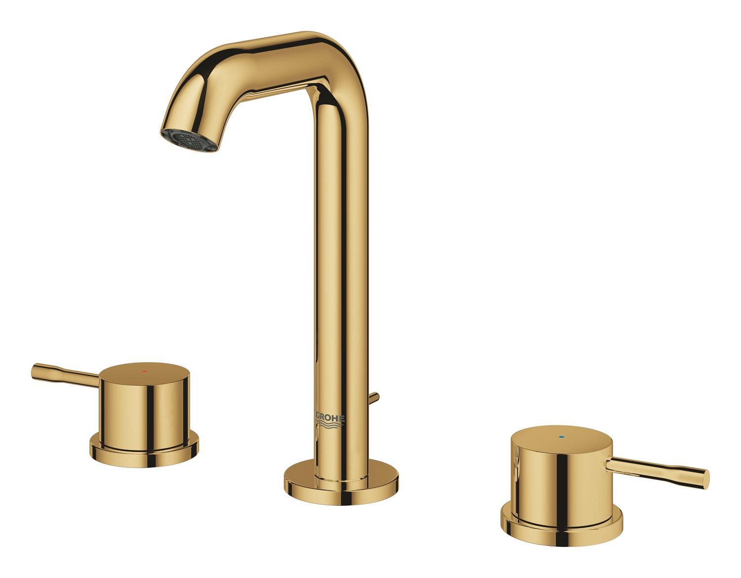 Baterie lavoar Grohe 20296GL1, Essence, M, 193 mm, ventil, lucios, auriu — imaginea 3