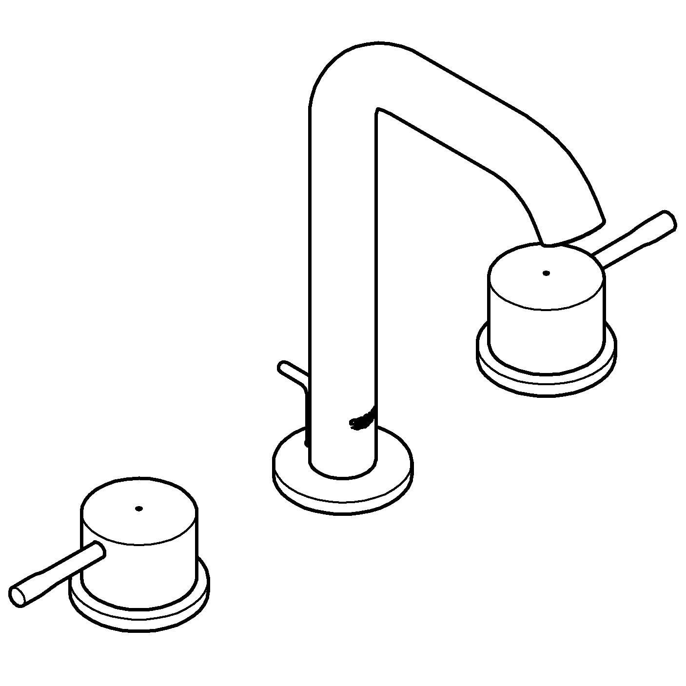 Baterie lavoar Grohe 20296GL1, Essence, M, 193 mm, ventil, lucios, auriu — imaginea 5