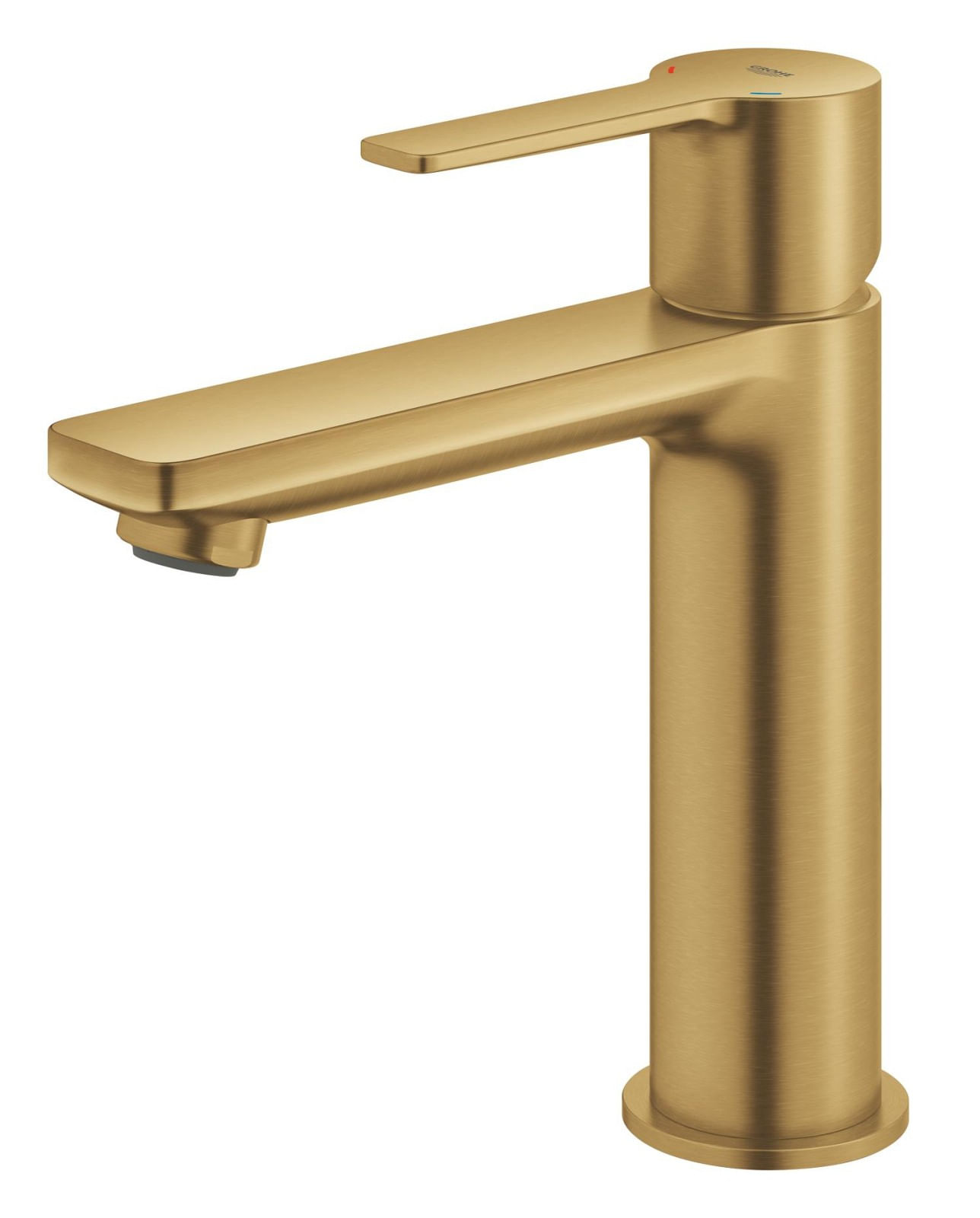 Baterie lavoar Grohe 23106GN1, Lineare, M, 180 mm, ventil, mat, auriu — imaginea 7