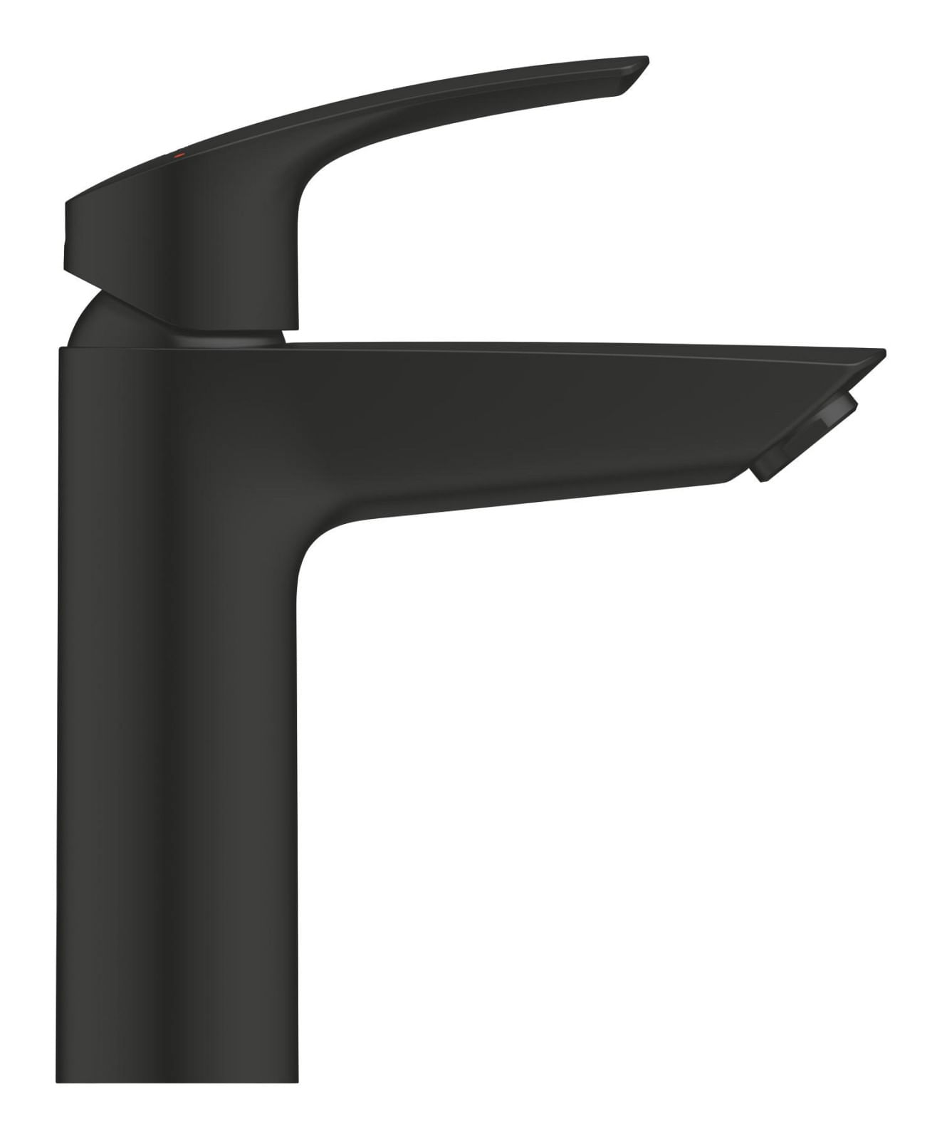 Baterie lavoar Grohe 23395243E, EuroSmart, M, 195 mm, ECO, mat, negru — imaginea 4