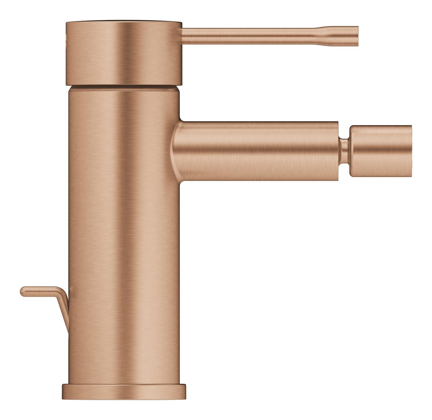 Baterie bideu Grohe 24178DL1, Essence, S, 147 mm, ventil, mat, cupru — imaginea 2