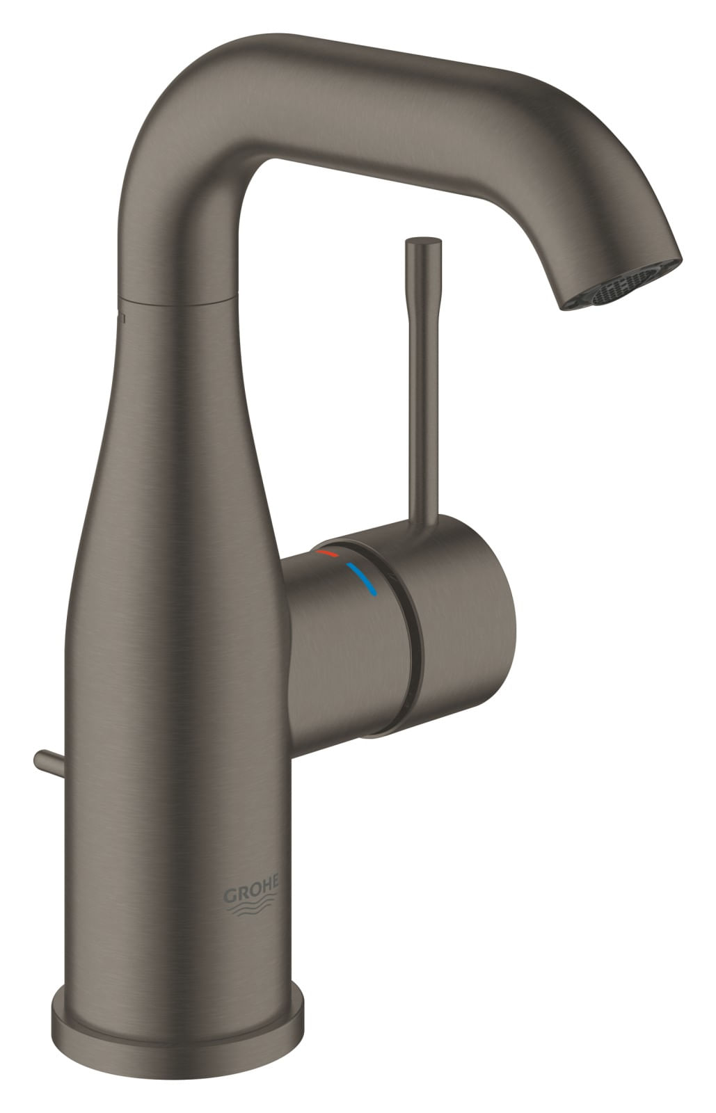 Baterie lavoar Grohe 24173AL1, Essence, 3/8'', M, 193 mm, pivotanta, ventil, mat, grafit — imaginea 2