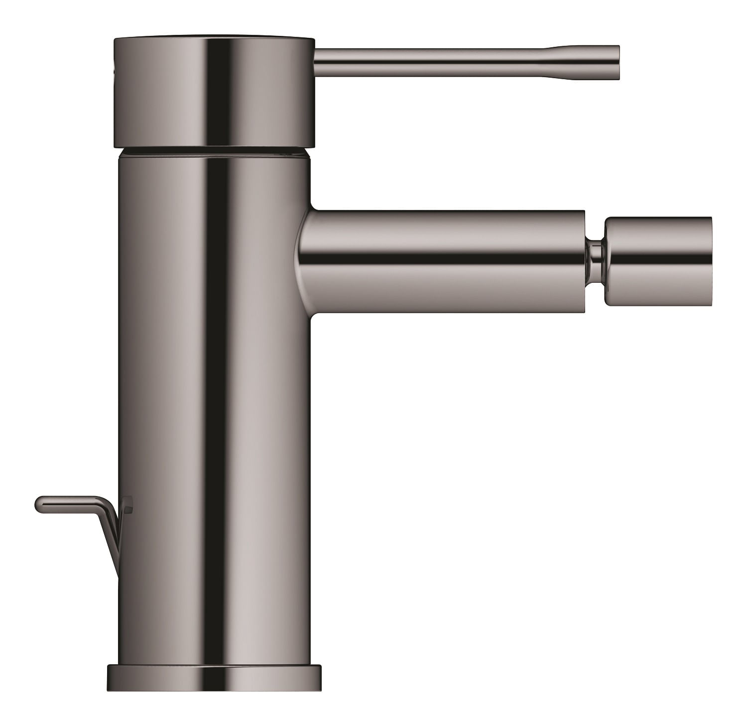 Baterie bideu Grohe 24178A01, Essence, 3/8'', S, aerator, ventil cu tija, lucios, grafit — imaginea 4