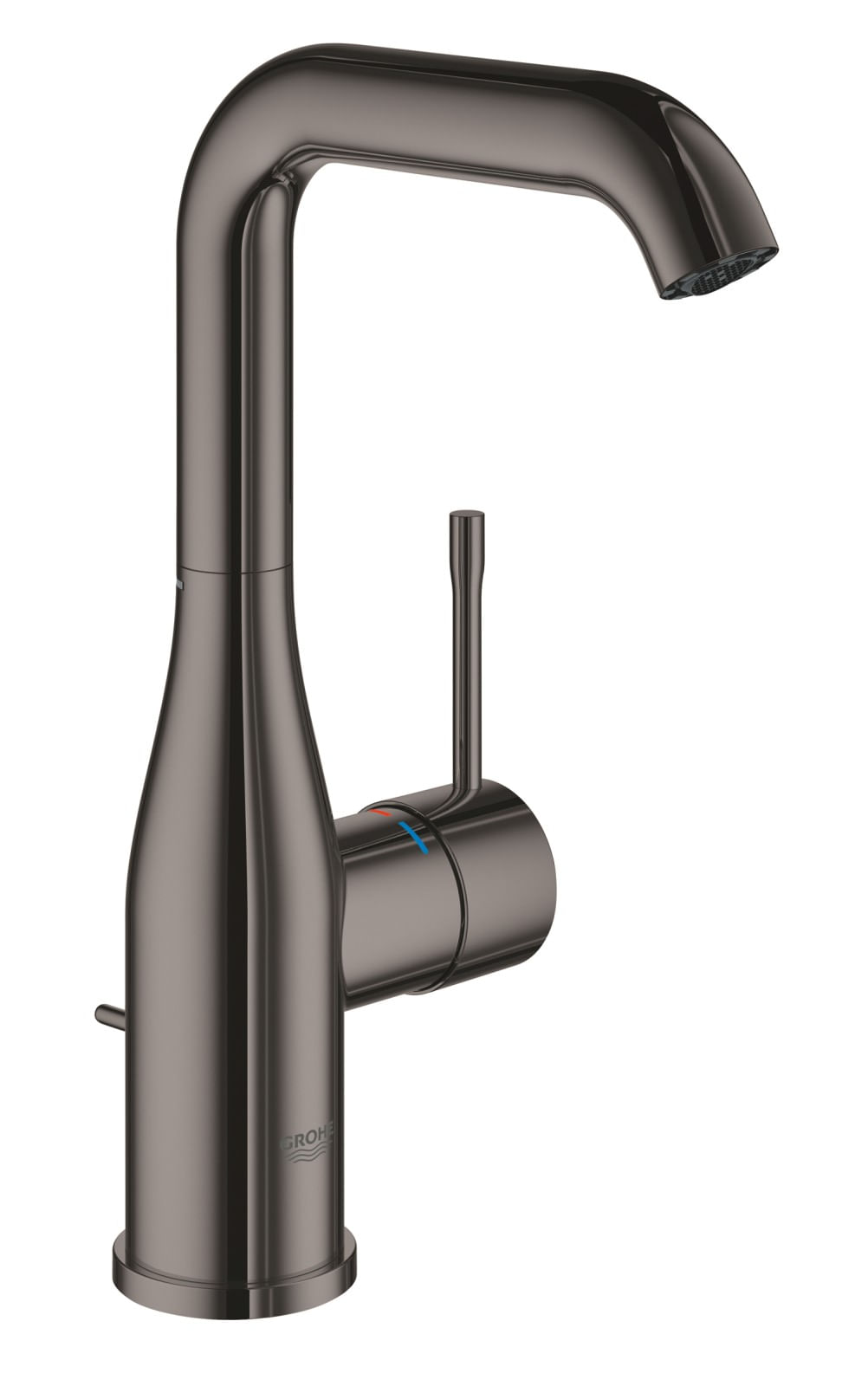 Baterie lavoar Grohe 24174A01, Essence, 3/8'', L, 244 mm, ventil, lucios, grafit — imaginea 4