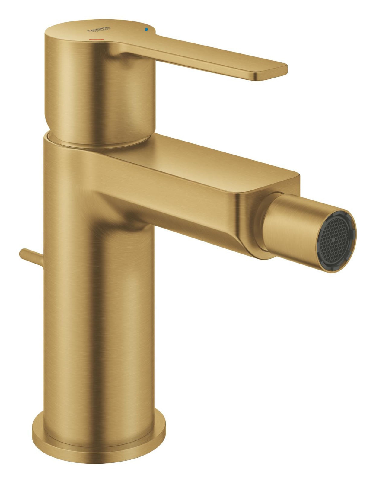 Baterie bideu Grohe 33848GN1, Lineare, S, 145 mm, ventil, mat, auriu — imaginea 3
