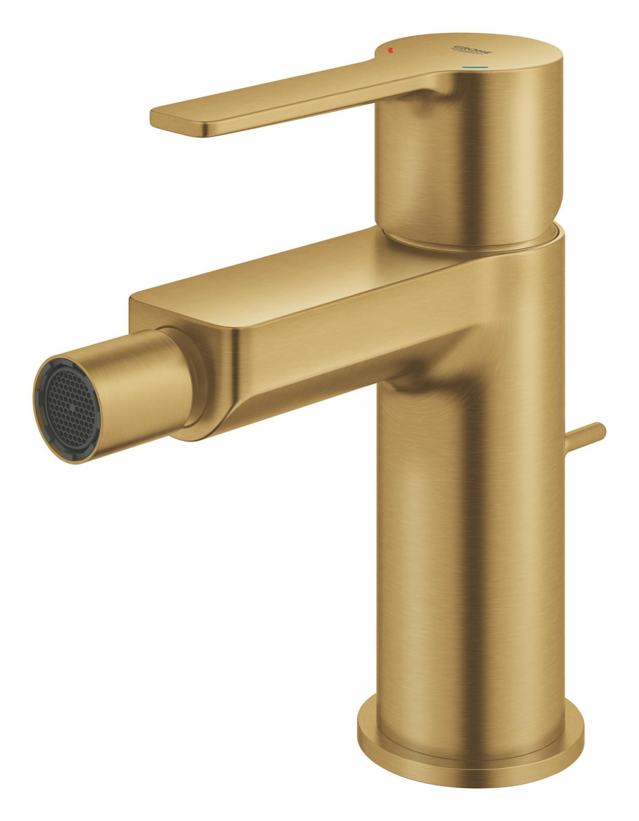 Baterie bideu Grohe 33848GN1, Lineare, S, 145 mm, ventil, mat, auriu — imaginea 5