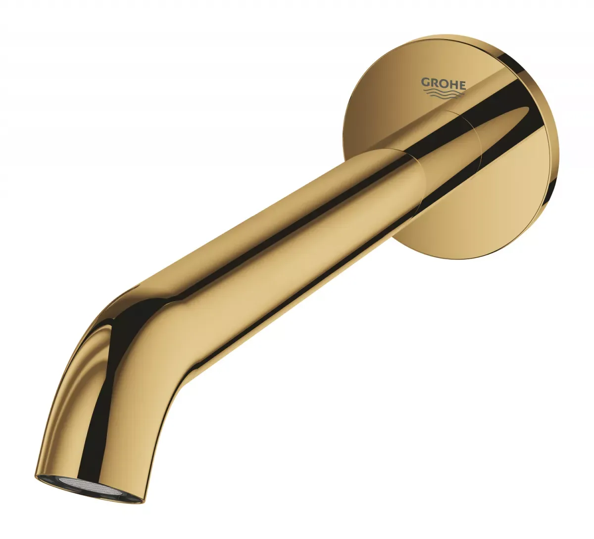 Pipa cada Grohe Essence 13449GL1, 1/2'', incastrat, 221 mm, aerator, lucios, auriu — imaginea 3