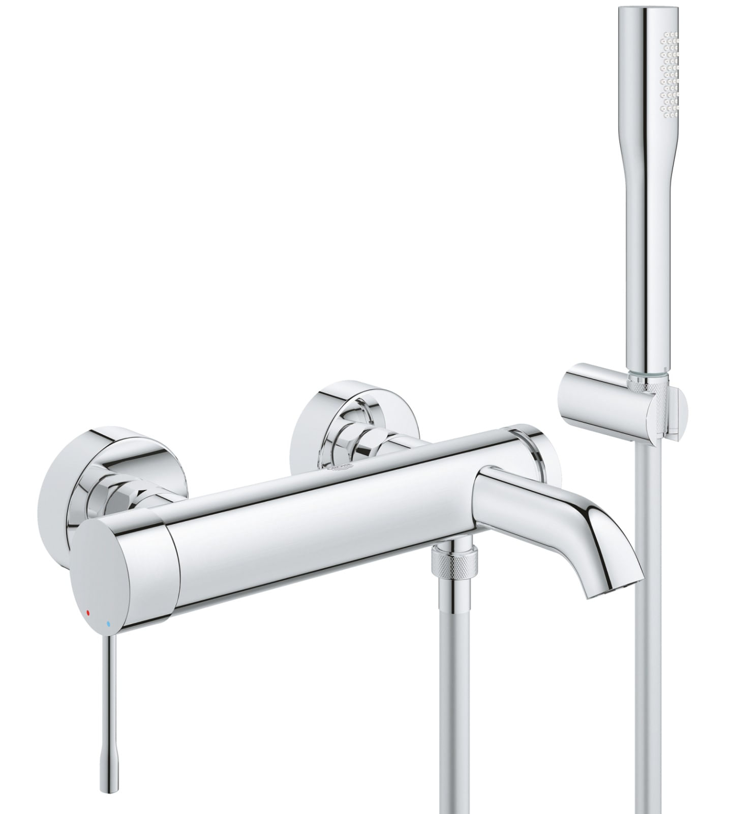 Set baterie cada Grohe 25249001, 1 bar, 36 mm, 1.5 m, 298 mm, 193 mm, 2 orificii instalare, 1 functii para dus, Crom — imaginea 3