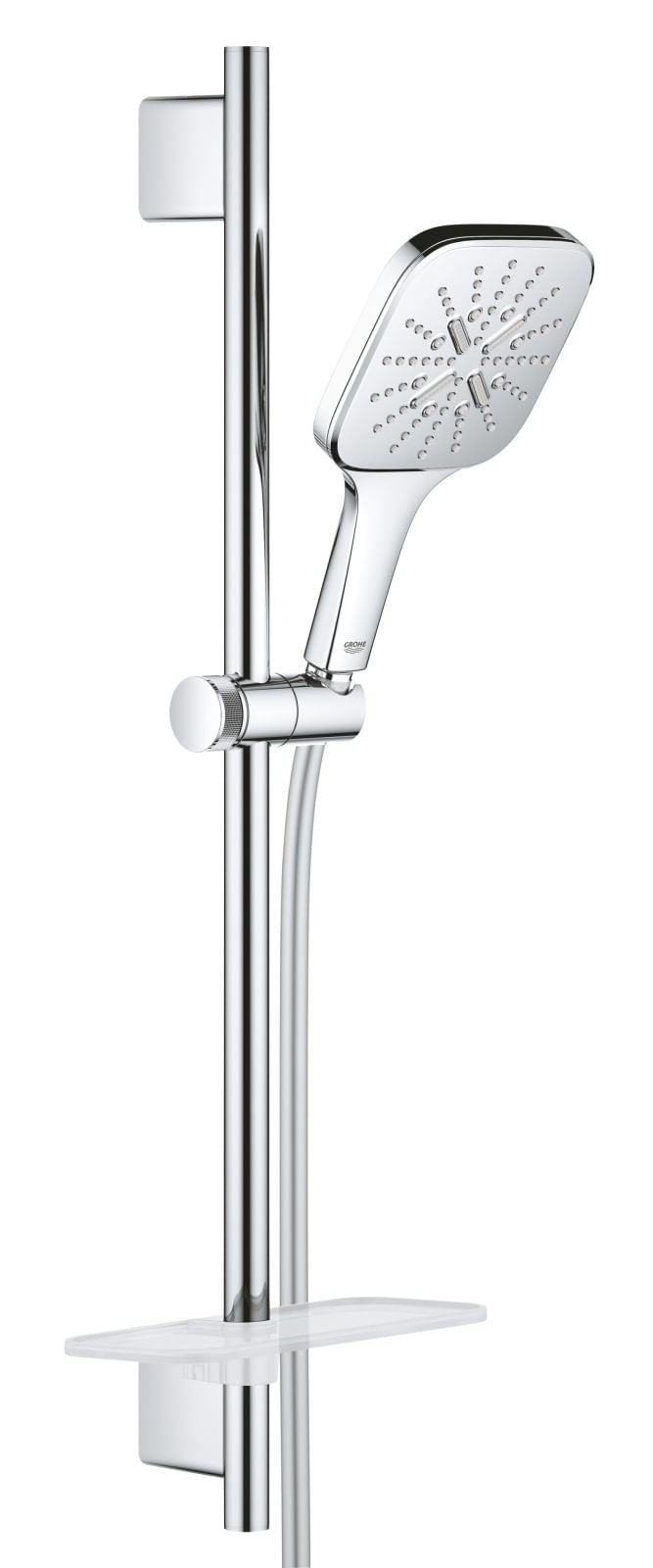 Set de dus de dus Grohe 34488000, 1 bar, 79 mm, 313 mm, 130 mm, 1.75 m, 600 mm, 2 orificii instalare, Crom — imaginea 2