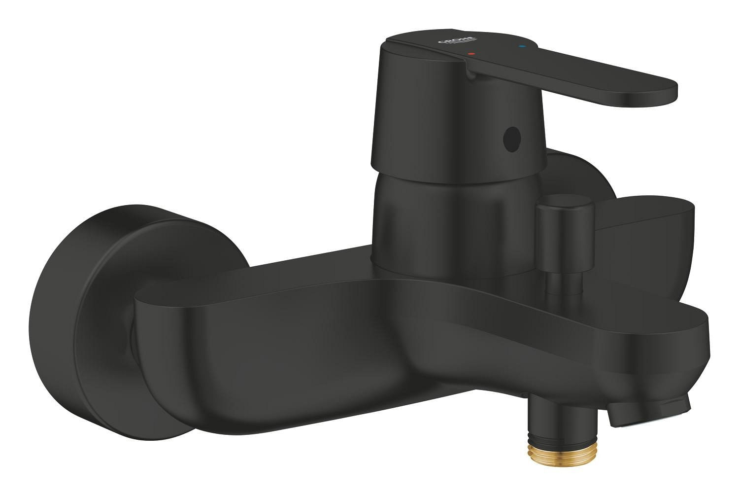 Baterie cada Grohe 328872430, 1 bar, 164 mm, 212 mm, 2 orificii instalare, 1/2 dimensiune racord, Negru — imaginea 2