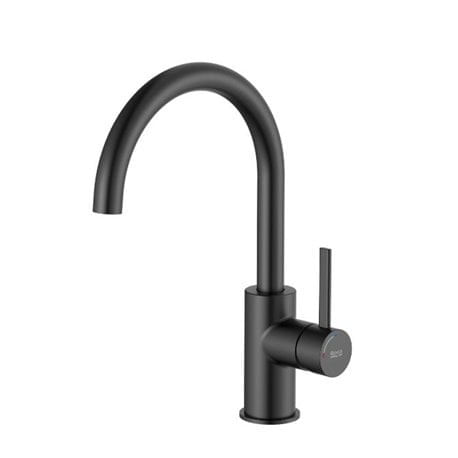 Baterie lavoar Roca A5A4A9ENB0, 28 mm, 5 l/min, 0.5 bar, 35 mm, 271 mm, 161 mm, 420 mm, 1 orificii instalare, Negru