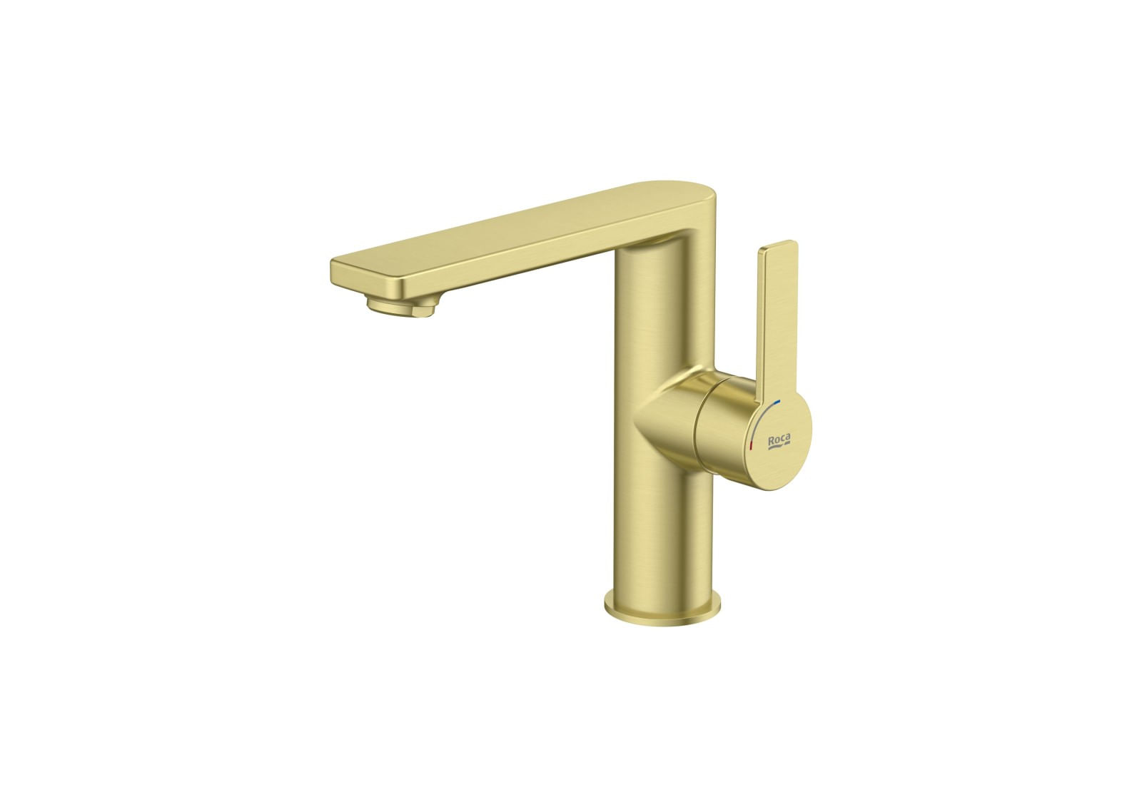 Baterie lavoar Roca A5A405FVA0, 28 mm, 5 l/min, 0.5 bar, 35 mm, 165 mm, 135 mm, 400 mm, 1 orificii instalare, Auriu — imaginea 2