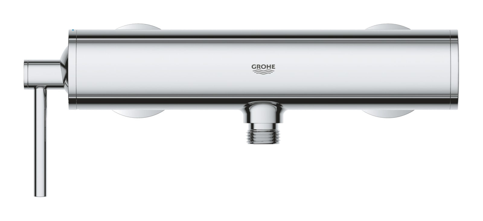 Baterie dus Grohe 32650003, 1 bar, 228 mm, 102 mm, 2 orificii instalare, 1/2 dimensiune racord furtun, Crom — imaginea 2