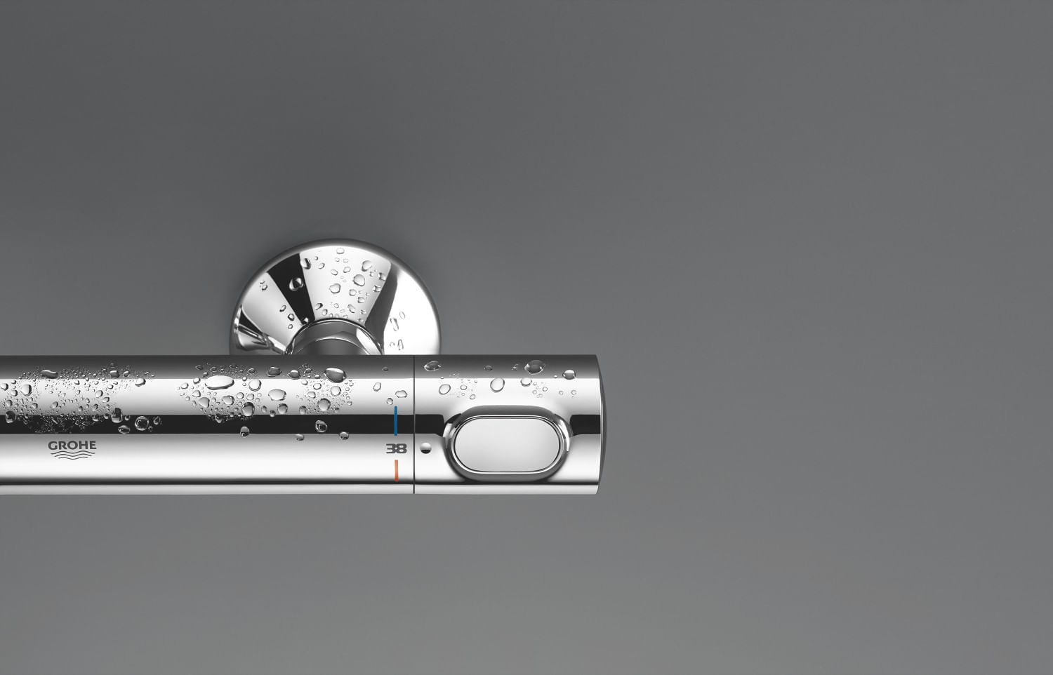 Baterie dus Grohe 34840000, 1 bar, 317 mm, 72 mm, 2 orificii instalare, 1/2 dimensiune racord furtun, Crom — imaginea 4