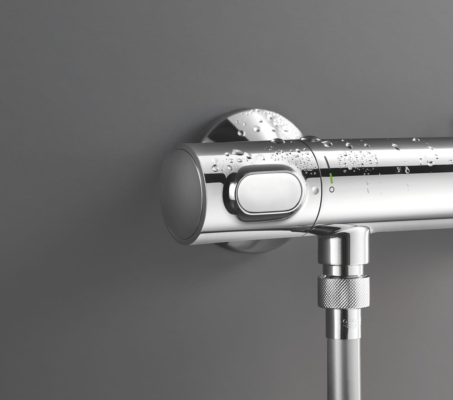 Baterie dus Grohe 34840000, 1 bar, 317 mm, 72 mm, 2 orificii instalare, 1/2 dimensiune racord furtun, Crom — imaginea 11