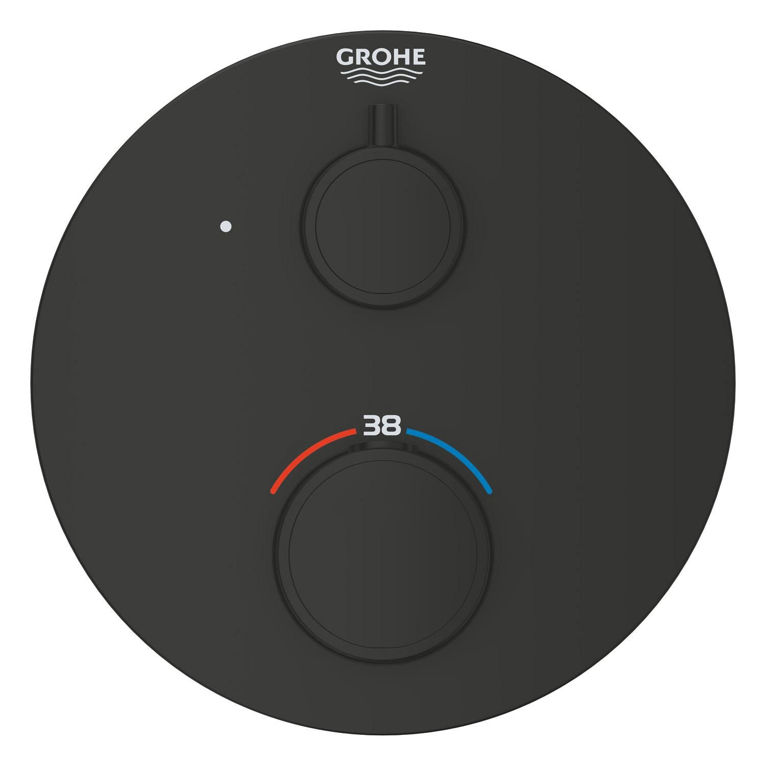 Unitate comanda Grohe 1022122430, 1 bar, 158 mm, 10 mm, 1 iesiri, 1 functii palarie dus, 1/2 dimensiune racord, Negru — imaginea 5