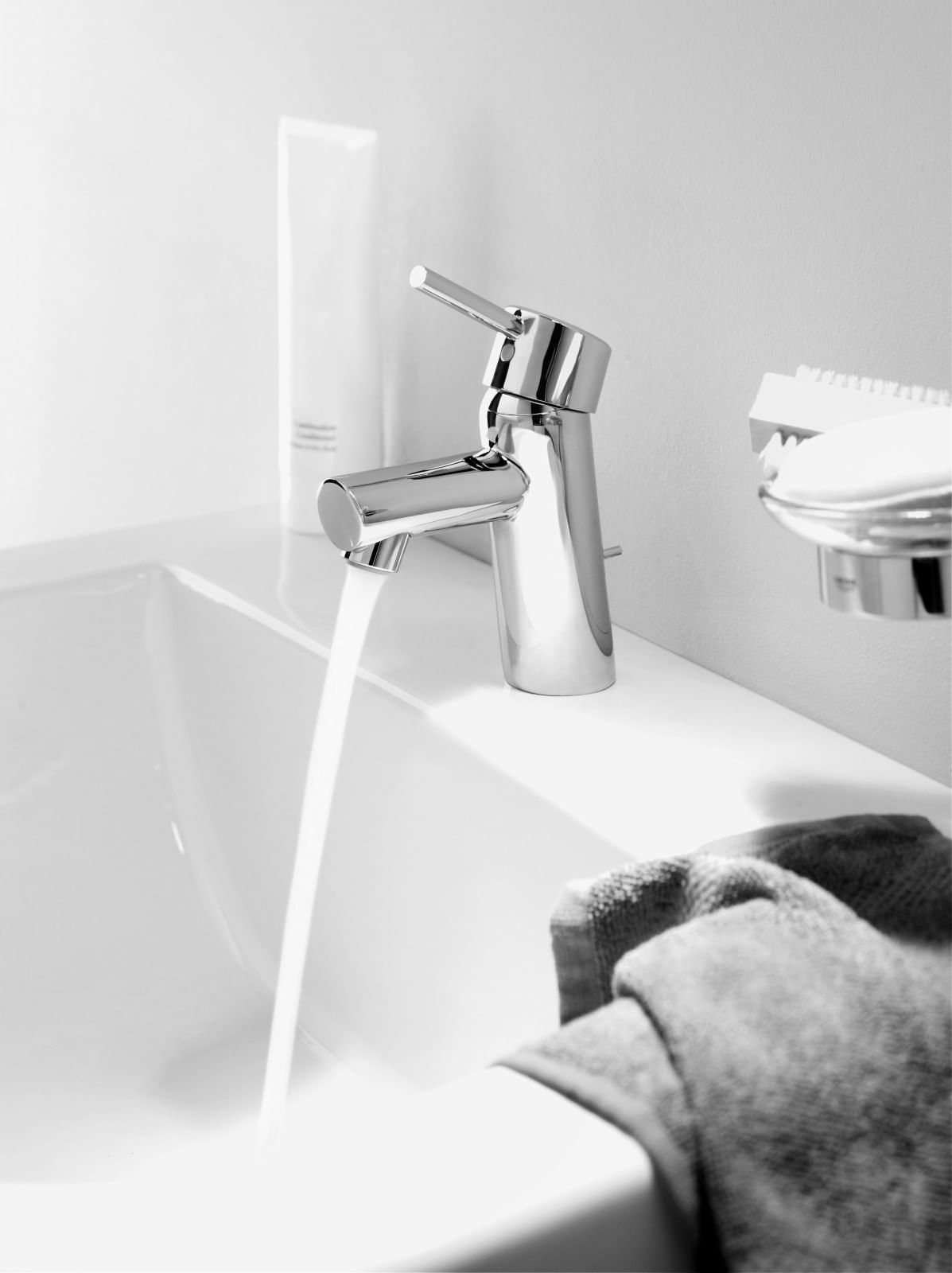 Baterie lavoar Grohe 32204001, 28 mm, 5.7 l/min, 1 bar, 35 mm, 155 mm, 101 mm, 1.57 kg, 370 mm, Crom — imaginea 3