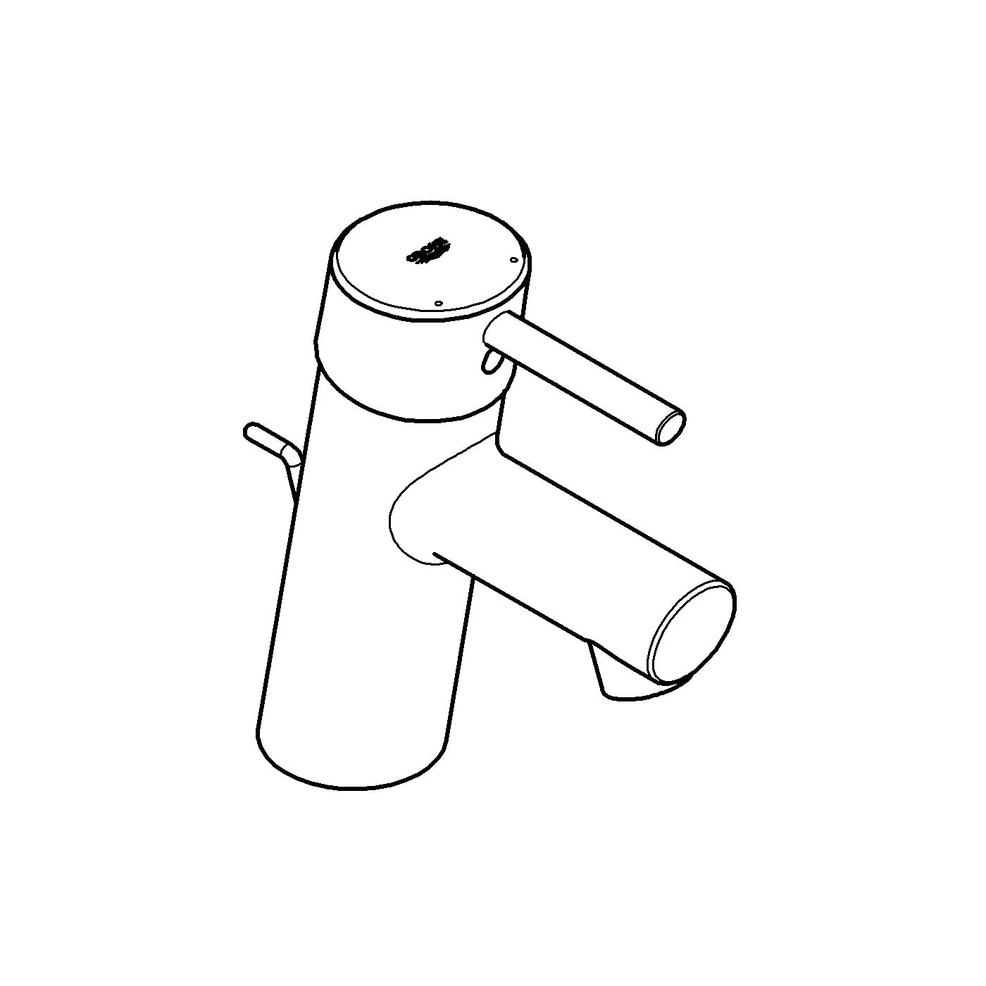 Baterie lavoar Grohe 32204001, 28 mm, 5.7 l/min, 1 bar, 35 mm, 155 mm, 101 mm, 1.57 kg, 370 mm, Crom — imaginea 7