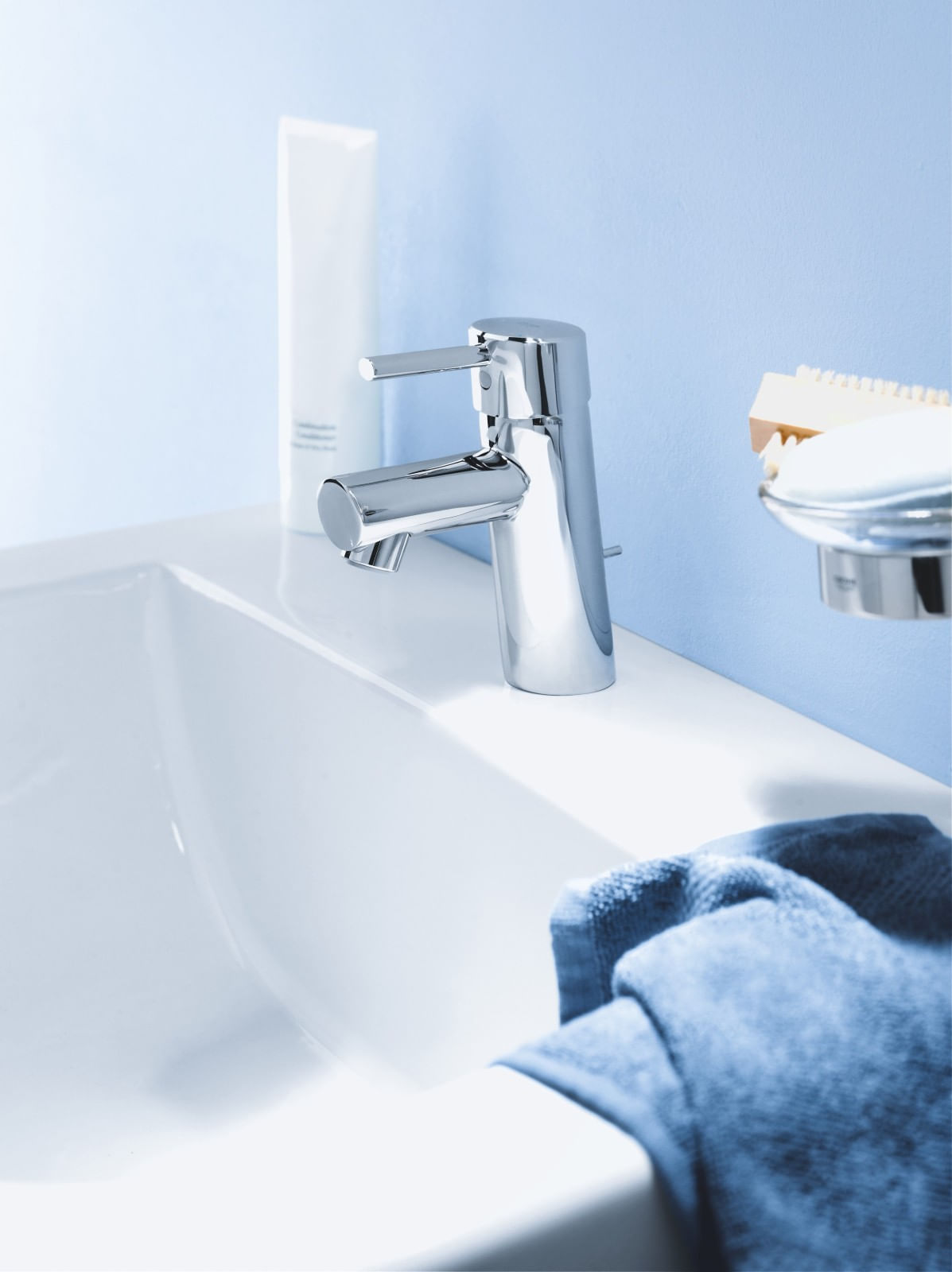 Baterie lavoar Grohe 32204001, 28 mm, 5.7 l/min, 1 bar, 35 mm, 155 mm, 101 mm, 1.57 kg, 370 mm, Crom — imaginea 8
