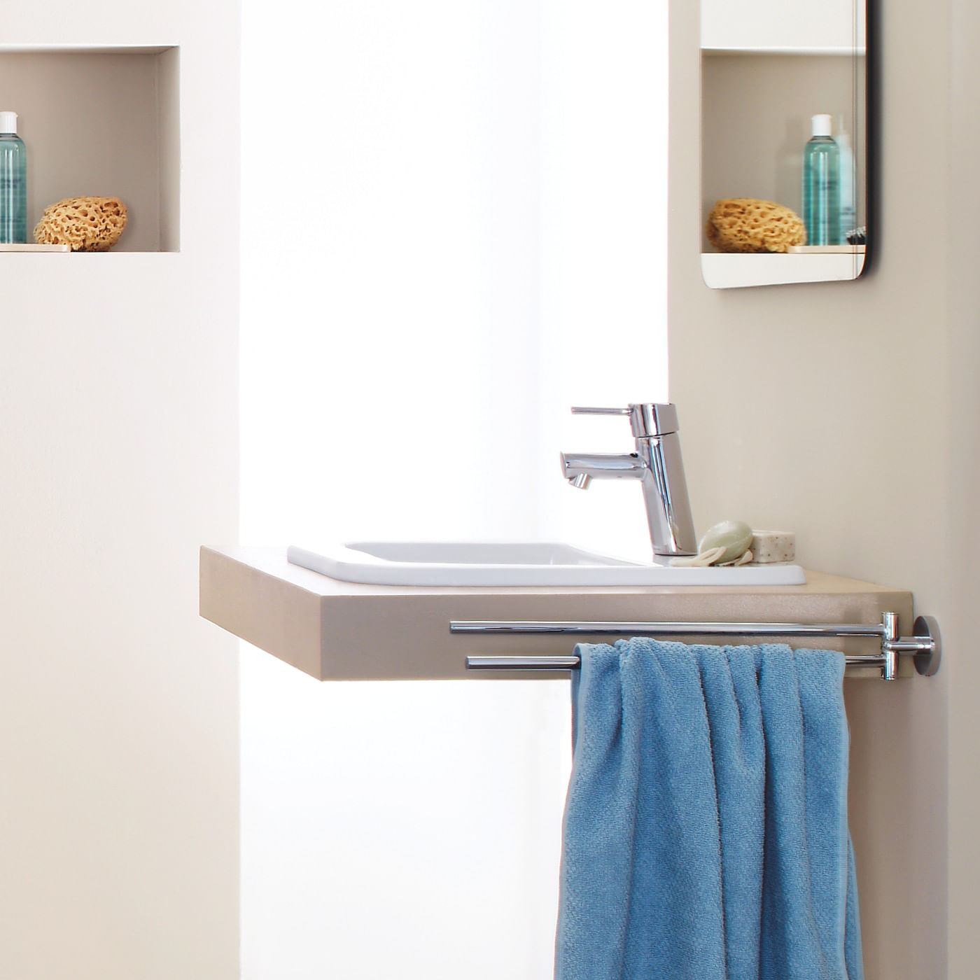 Baterie lavoar Grohe 32204001, 28 mm, 5.7 l/min, 1 bar, 35 mm, 155 mm, 101 mm, 1.57 kg, 370 mm, Crom — imaginea 13