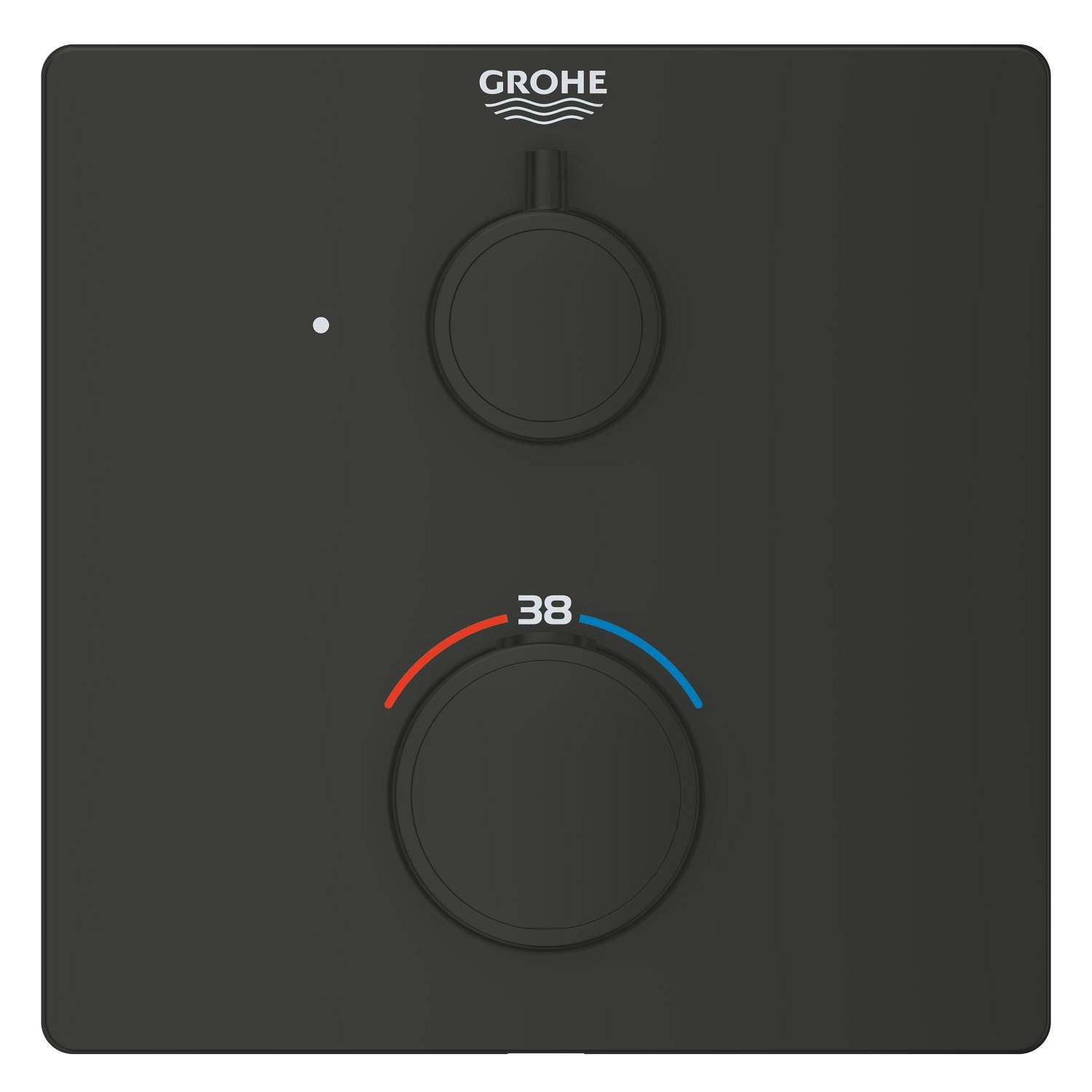 Unitate comanda Grohe 1022152430, 1 bar, 158 mm, 10 mm, 1 iesiri, 1 functii palarie dus, 1/2 dimensiune racord, Negru — imaginea 5