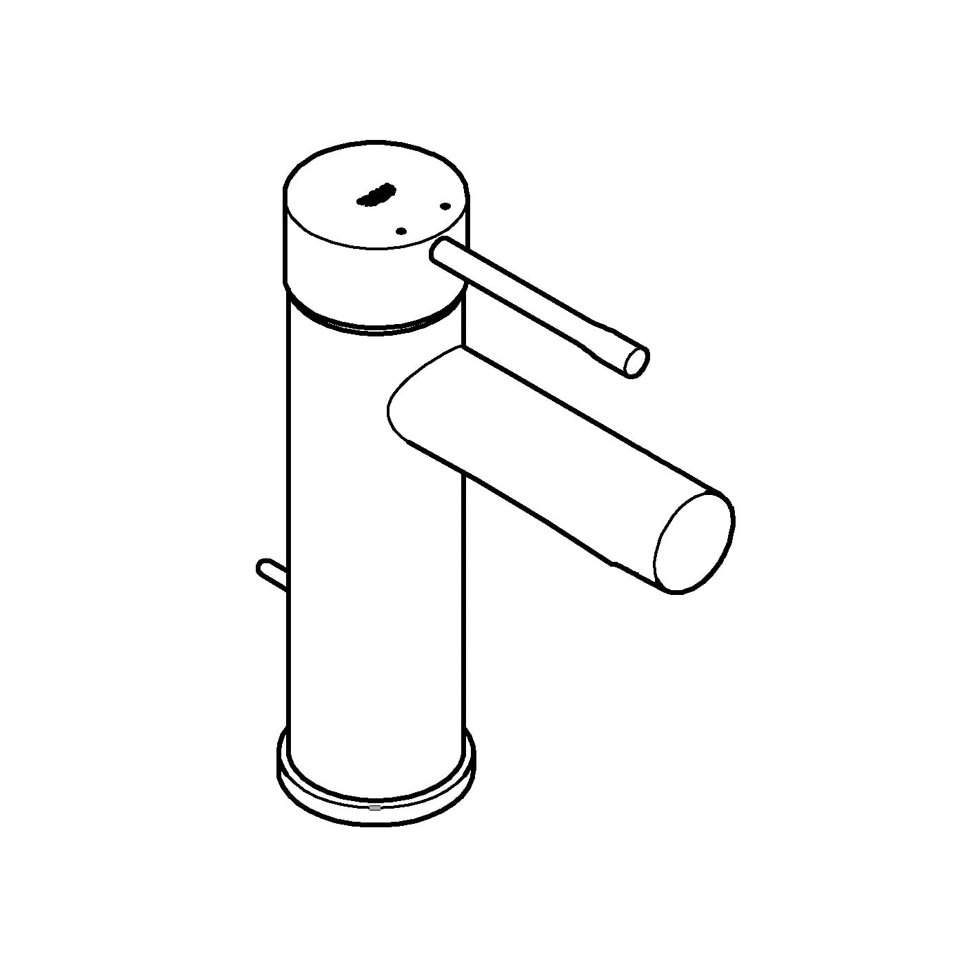 Baterie lavoar Grohe 32898001, 28 mm, 5.7 l/min, 1 bar, 35 mm, 174 mm, 94 mm, 1.41 kg, 360 mm, monocomanda, Crom — imaginea 3
