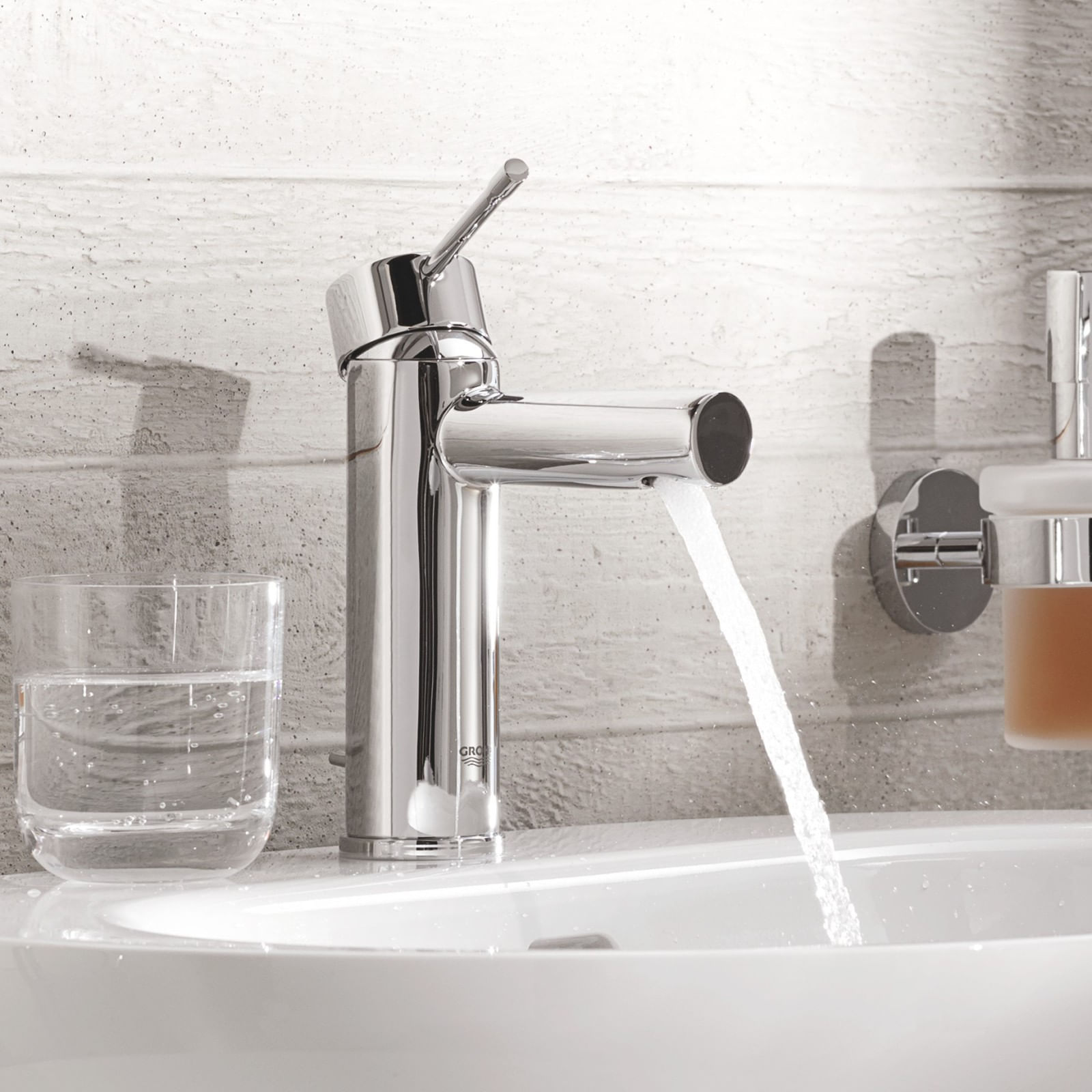 Baterie lavoar Grohe 32898001, 28 mm, 5.7 l/min, 1 bar, 35 mm, 174 mm, 94 mm, 1.41 kg, 360 mm, monocomanda, Crom — imaginea 8