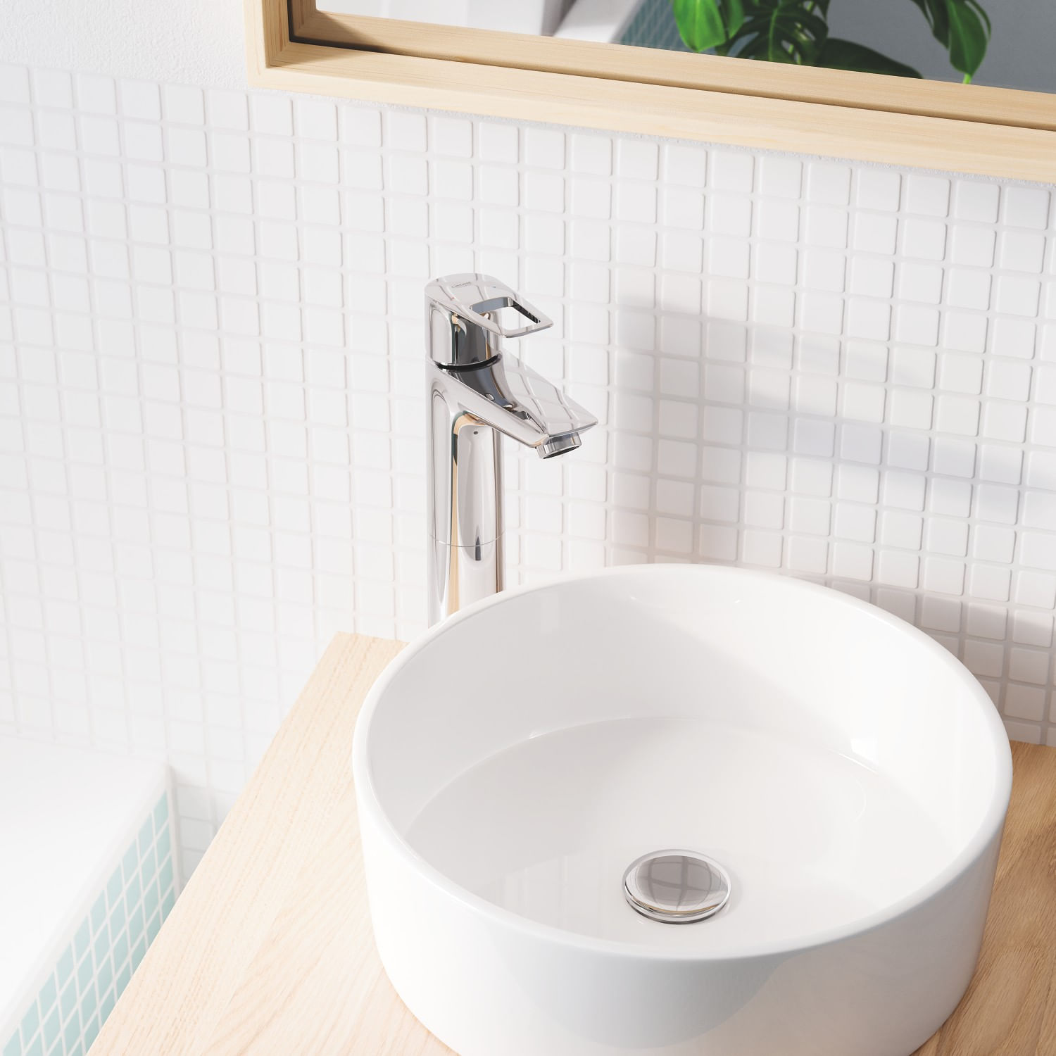 Baterie lavoar Grohe 23764001, 1 bar, 35 mm, 304 mm, 108 mm, 390 mm, 1 orificii instalare, 3/8 dimensiune racord, Crom — imaginea 8