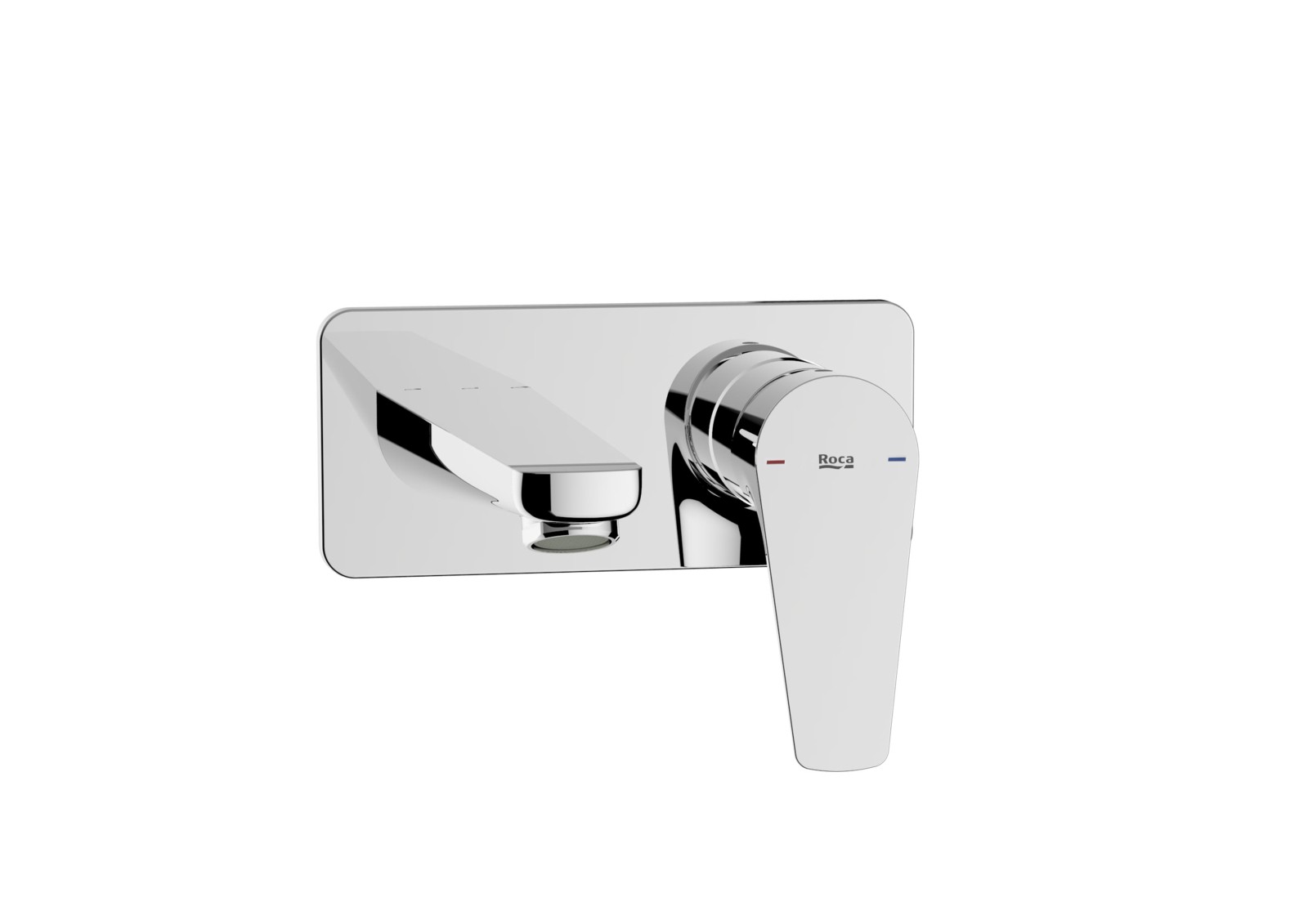 Baterie lavoar Roca A5A3590C00, 5 l/min, 0.5 bar, 35 mm, 80 mm, 225 mm, 2 orificii instalare, monocomanda, Crom — imaginea 2