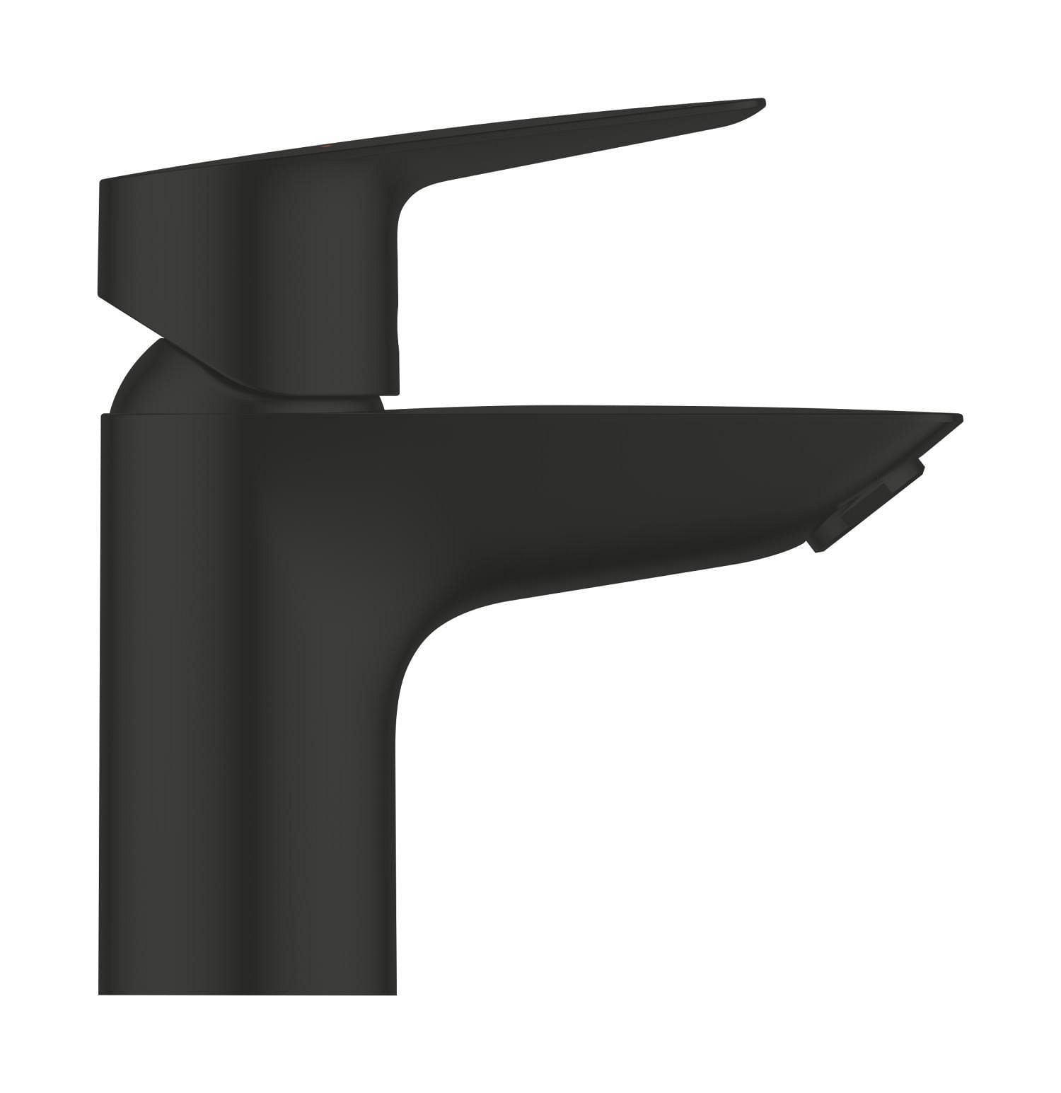 Baterie lavoar Grohe 237732431, 28 mm, 5 l/min, 0.7 bar, 34 mm, 153 mm, 106 mm, 375 mm, 1 orificii instalare, Negru — imaginea 3
