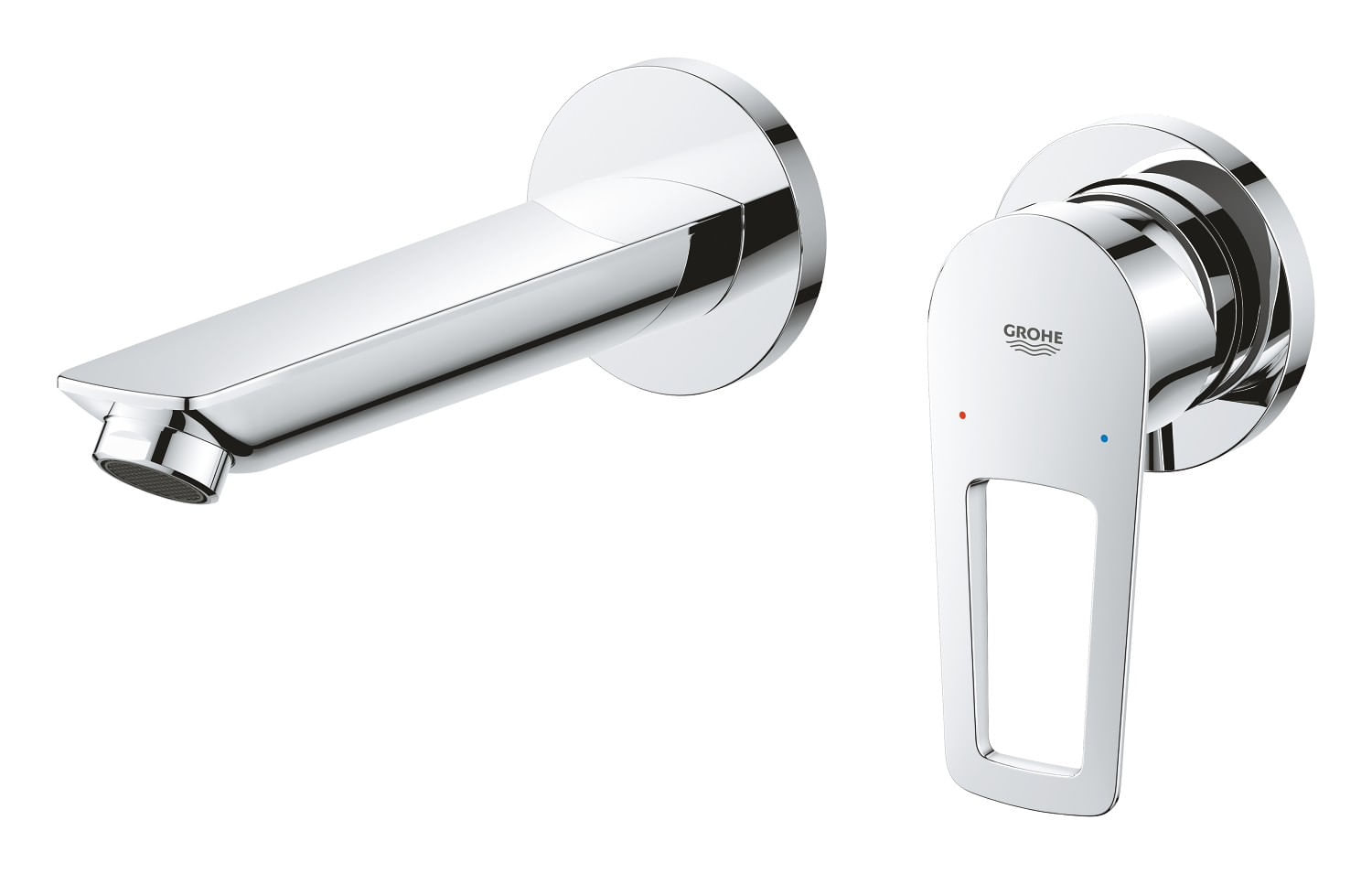 Baterie de lavoar Grohe 20289001, 1 bar, 35 mm, 60 mm, 177 mm, 2 orificii instalare, 1/2 dimensiune racord, Crom — imaginea 3