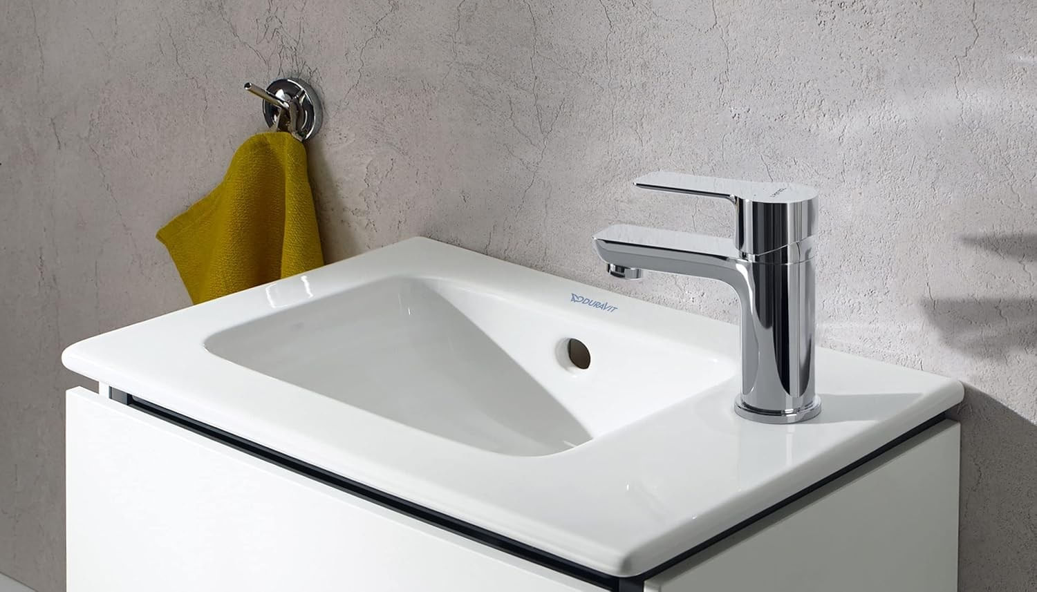 Baterie lavoar Duravit A11010002010, 35 mm, 5.5 l/min, 0.8 bar, 125 mm, 95 mm, 350 mm, 1 orificii instalare, Crom — imaginea 5