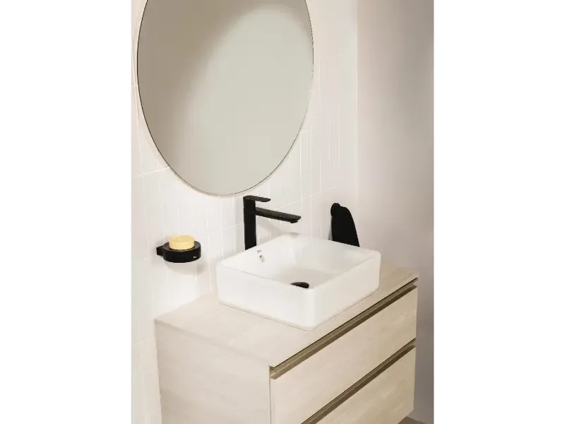 Baterie lavoar Roca A5A346EB00, 28 mm, 5 l/min, 0.5 bar, 35 mm, 292 mm, 220 mm, 385 mm, 1 orificii instalare, Alb — imaginea 4