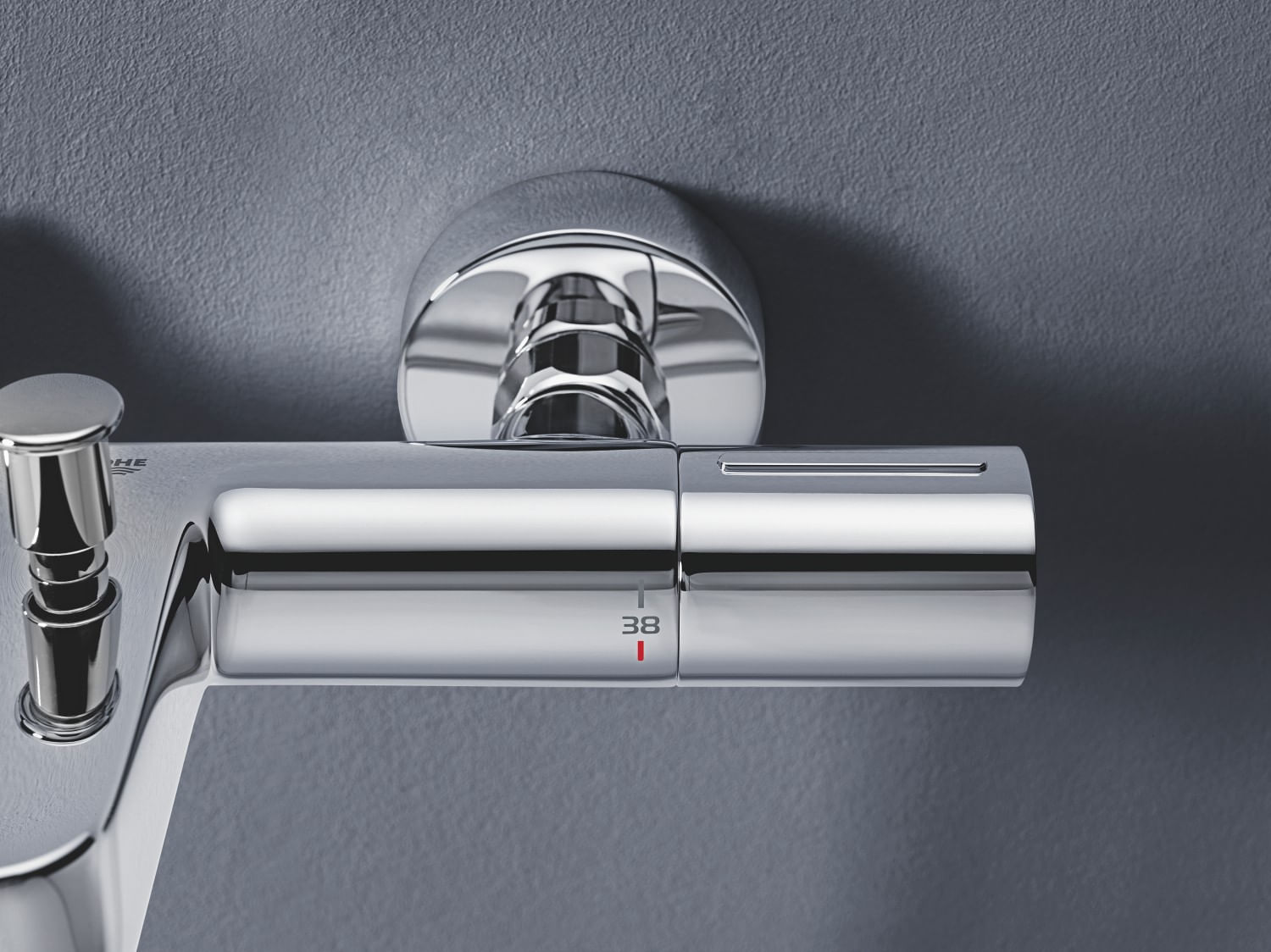 Baterie de cada Grohe 34774000, 1 bar, 298 mm, 162 mm, 55 mm, 2 orificii instalare, 1/2 dimensiune racord, Crom — imaginea 5