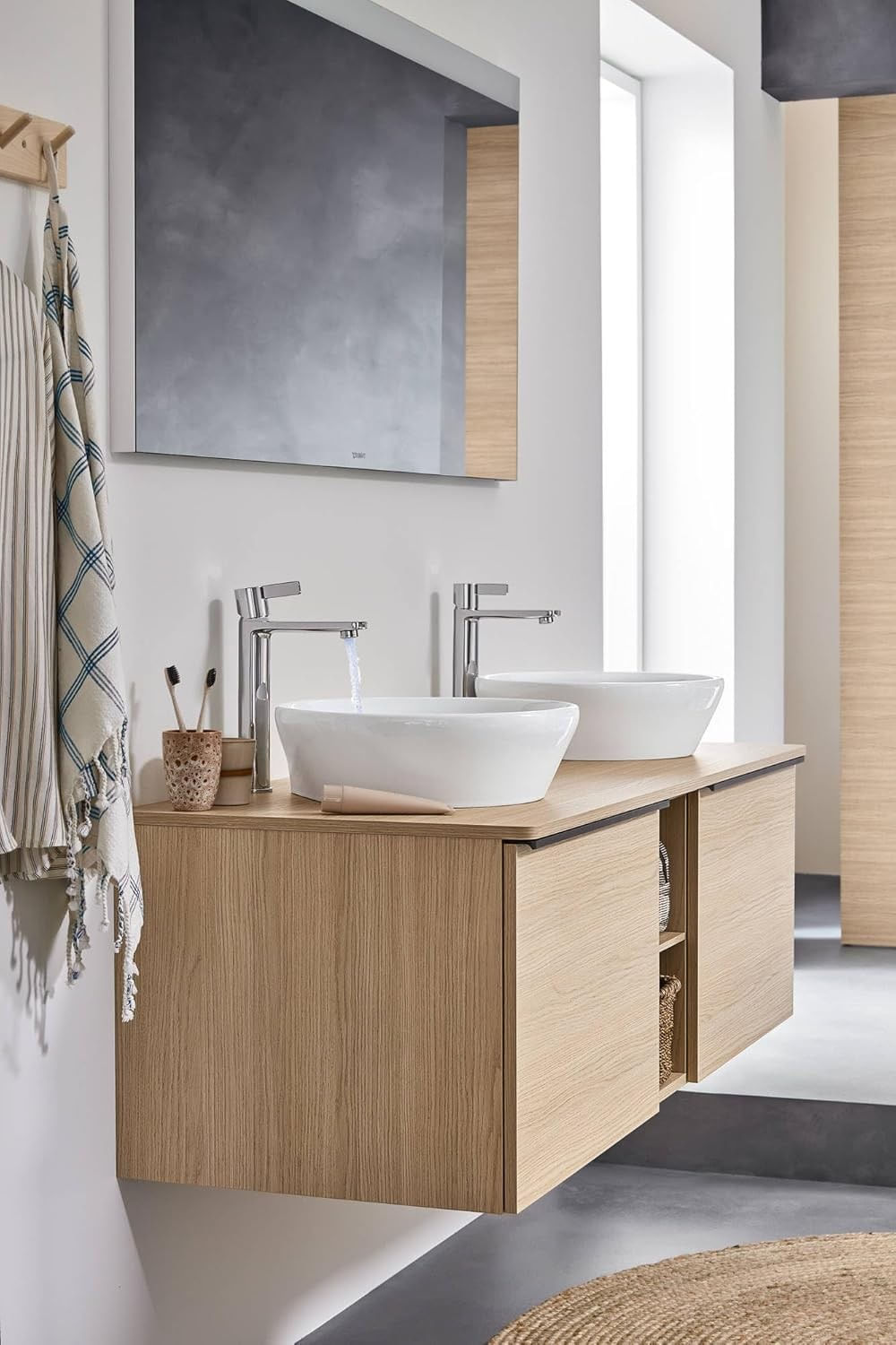Baterie lavoar Duravit DE1030002010, 35 mm, 5 l/min, 0.8 bar, 270 mm, 184 mm, 415 mm, 1 orificii instalare, Crom — imaginea 14