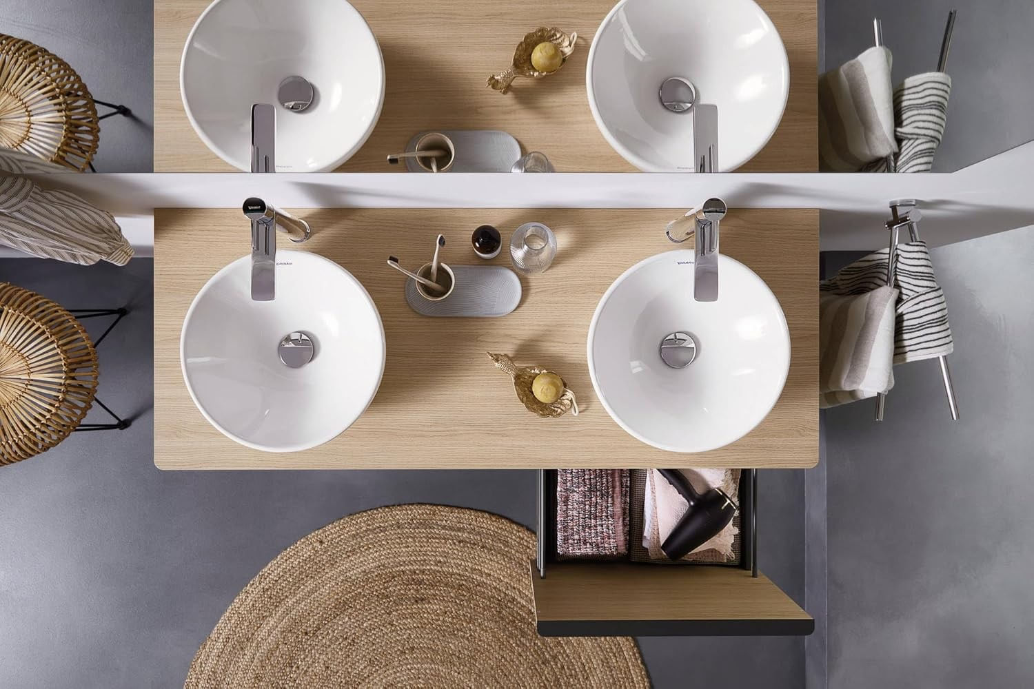 Baterie lavoar Duravit DE1030002010, 35 mm, 5 l/min, 0.8 bar, 270 mm, 184 mm, 415 mm, 1 orificii instalare, Crom — imaginea 19