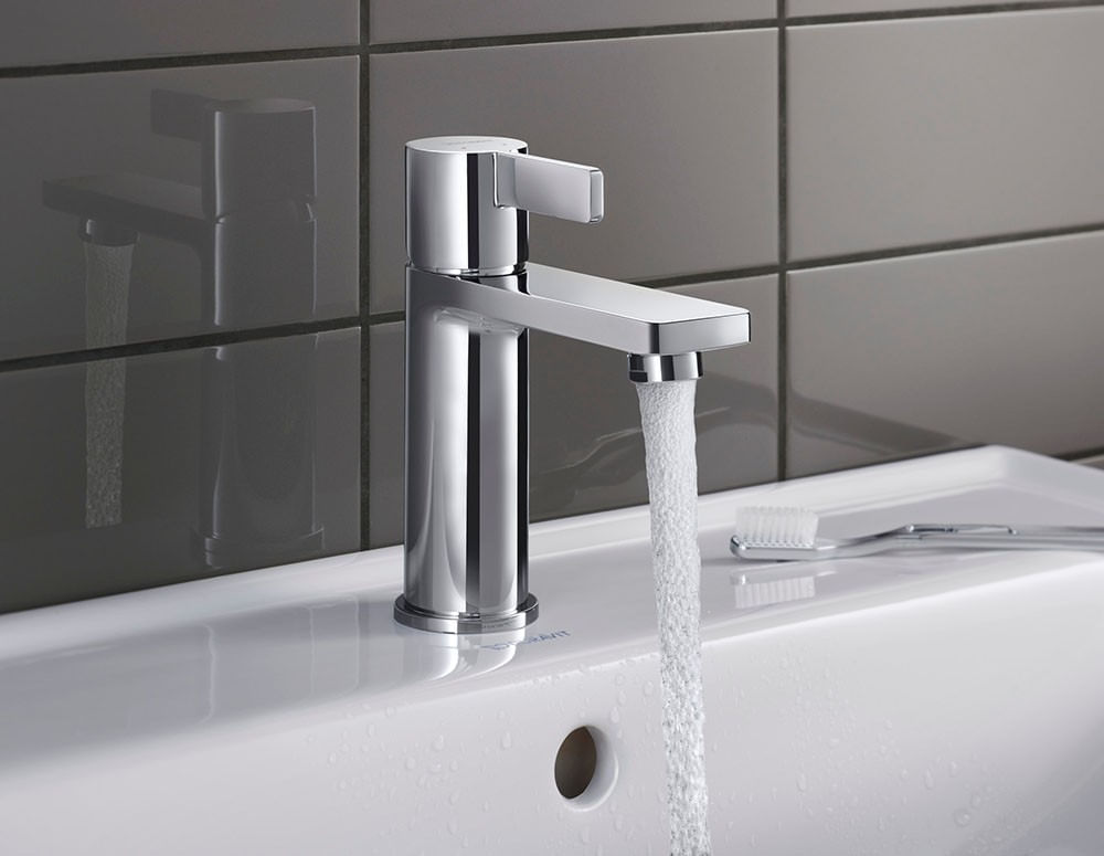 Baterie lavoar Duravit DE1010001010, 35 mm, 5 l/min, 0.8 bar, 161 mm, 139 mm, 434 mm, 1 orificii instalare, Crom — imaginea 13