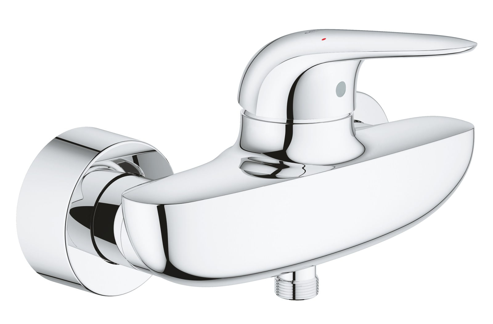 Baterie dus Grohe 23722003, 1 bar, 212 mm, 82 mm, 2 orificii instalare, 1/2 dimensiune racord furtun, Crom — imaginea 3
